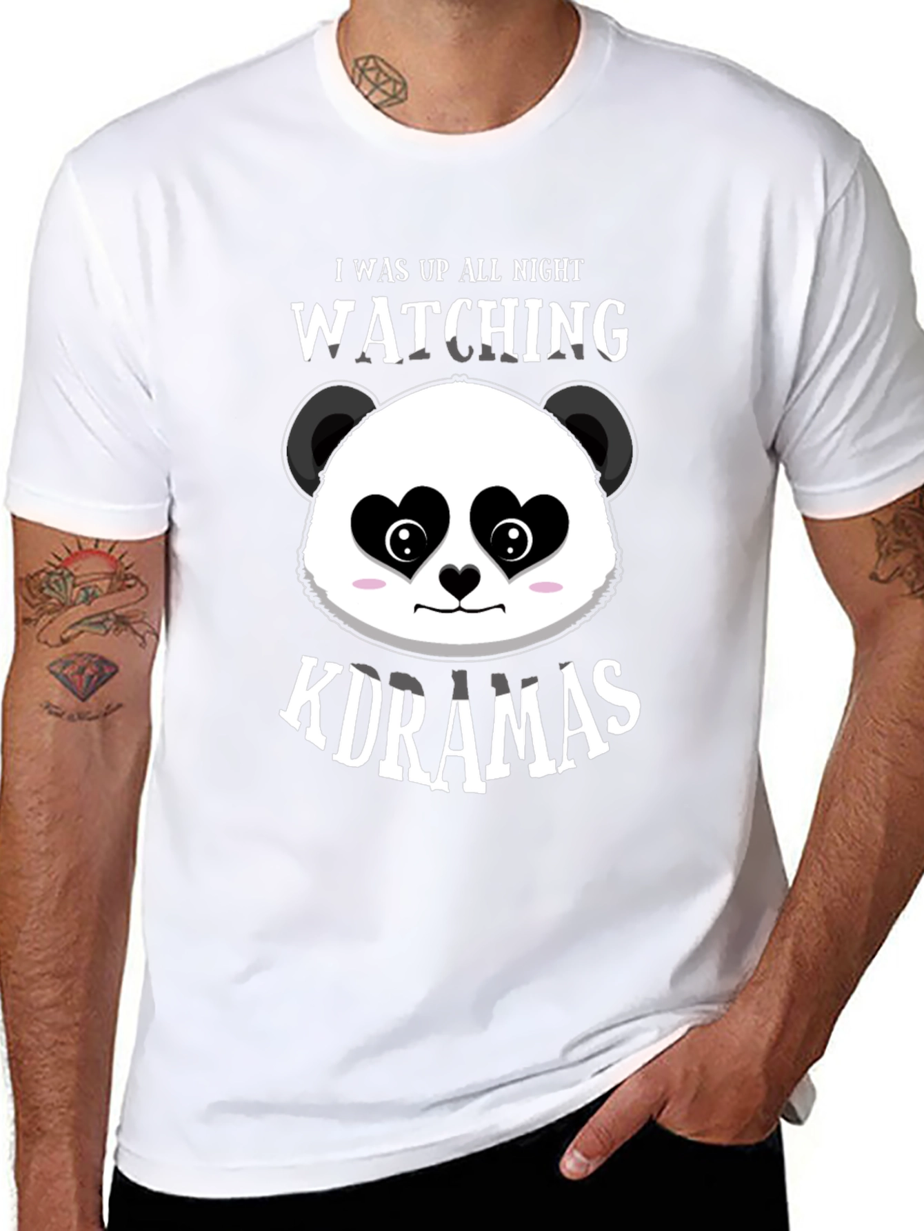 I Was Up All Night Watching Kdramas T-Shirt