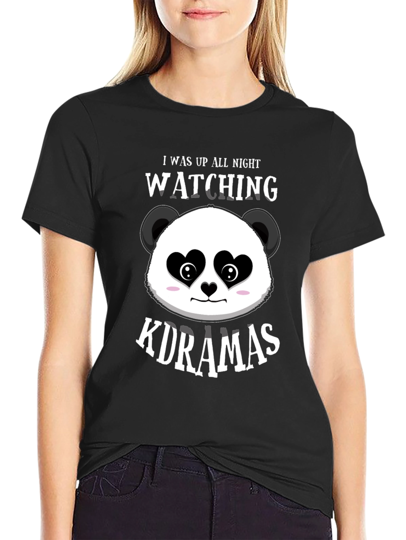 I Was Up All Night Watching Kdramas T-Shirt