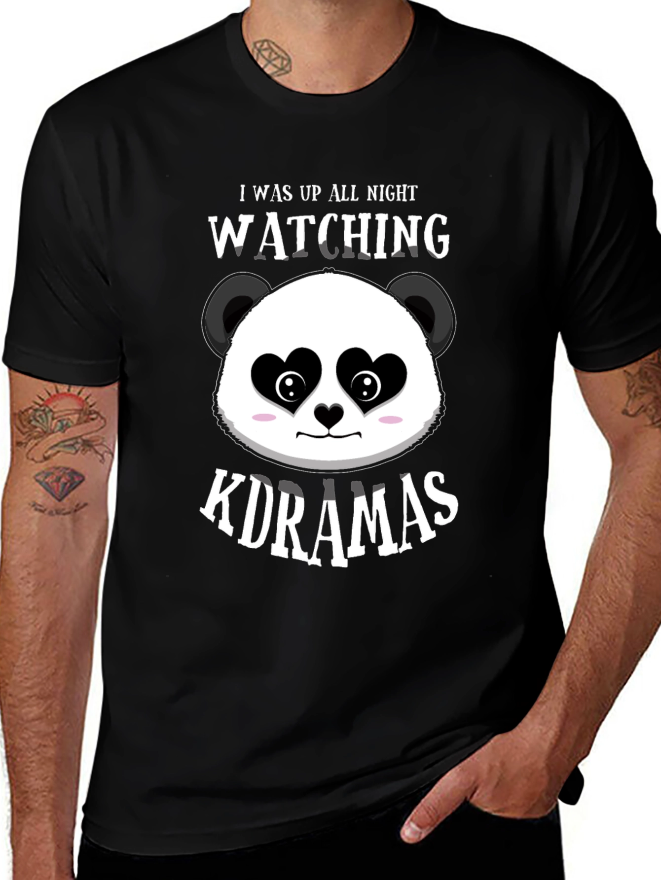 I Was Up All Night Watching Kdramas T-Shirt
