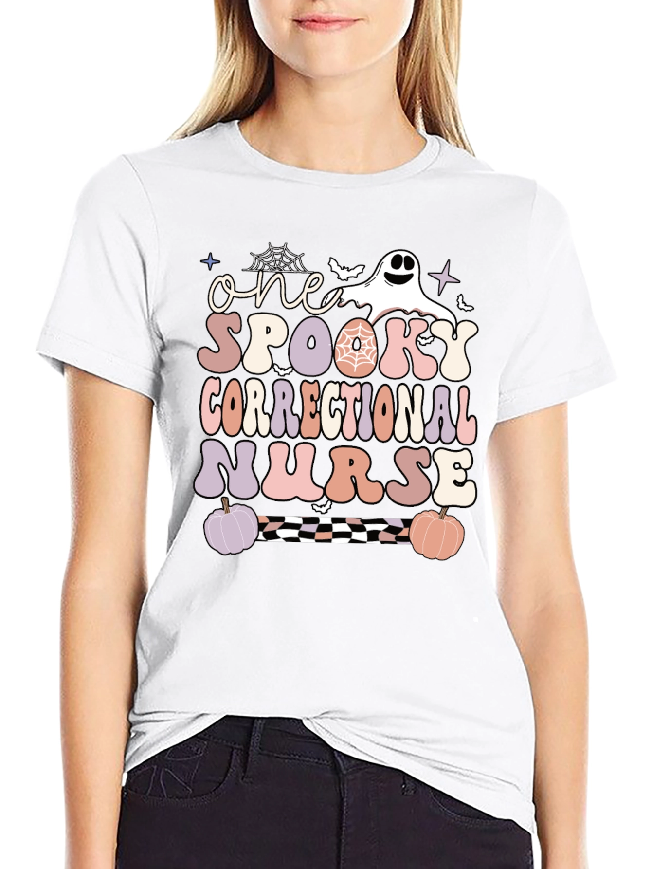 Spooky Correctional Nurse Halloween T-Shirt