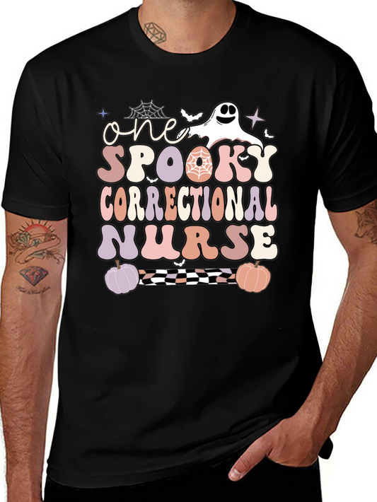 Spooky Correctional Nurse Halloween T-Shirt
