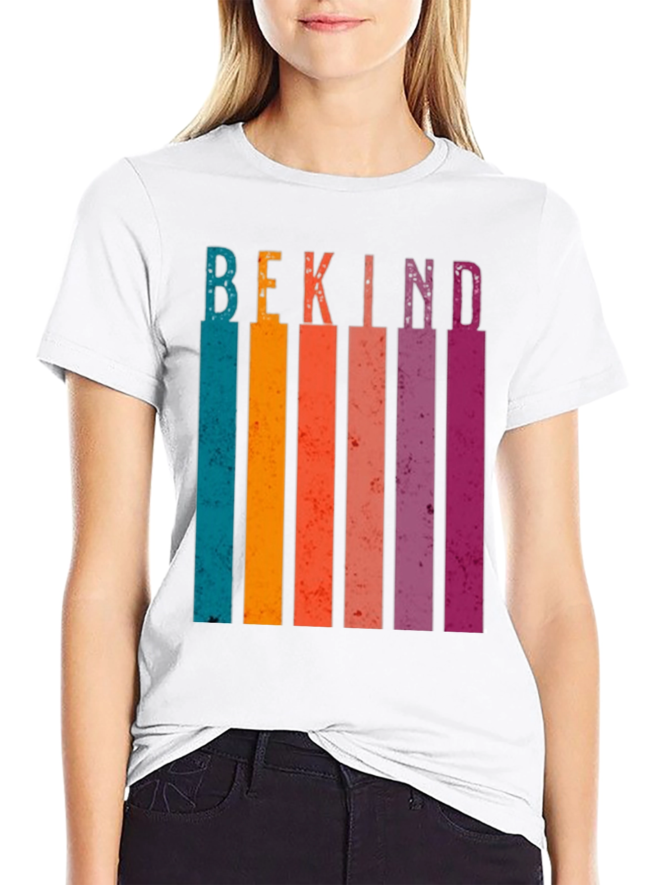 Retro Be Kind Graphic Tee - Casual Comfort