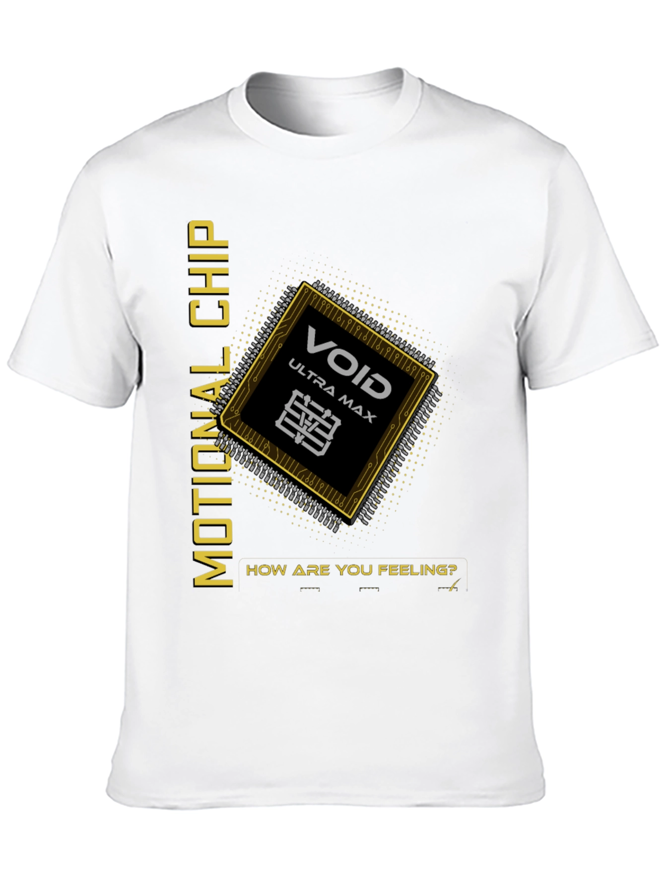 Emotional Chip Graphic T-Shirt - Void Ultra Max