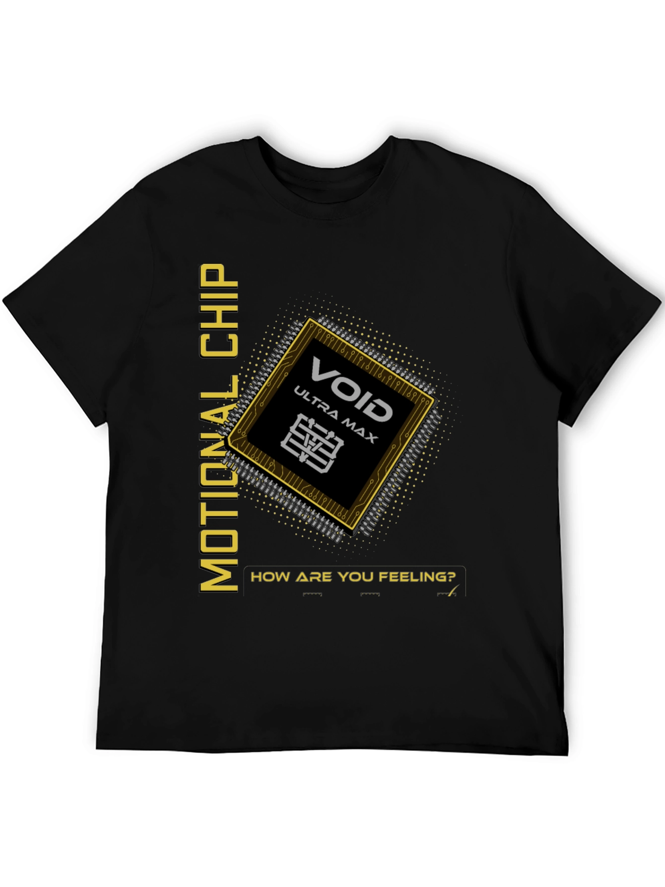Emotional Chip Graphic T-Shirt - Void Ultra Max