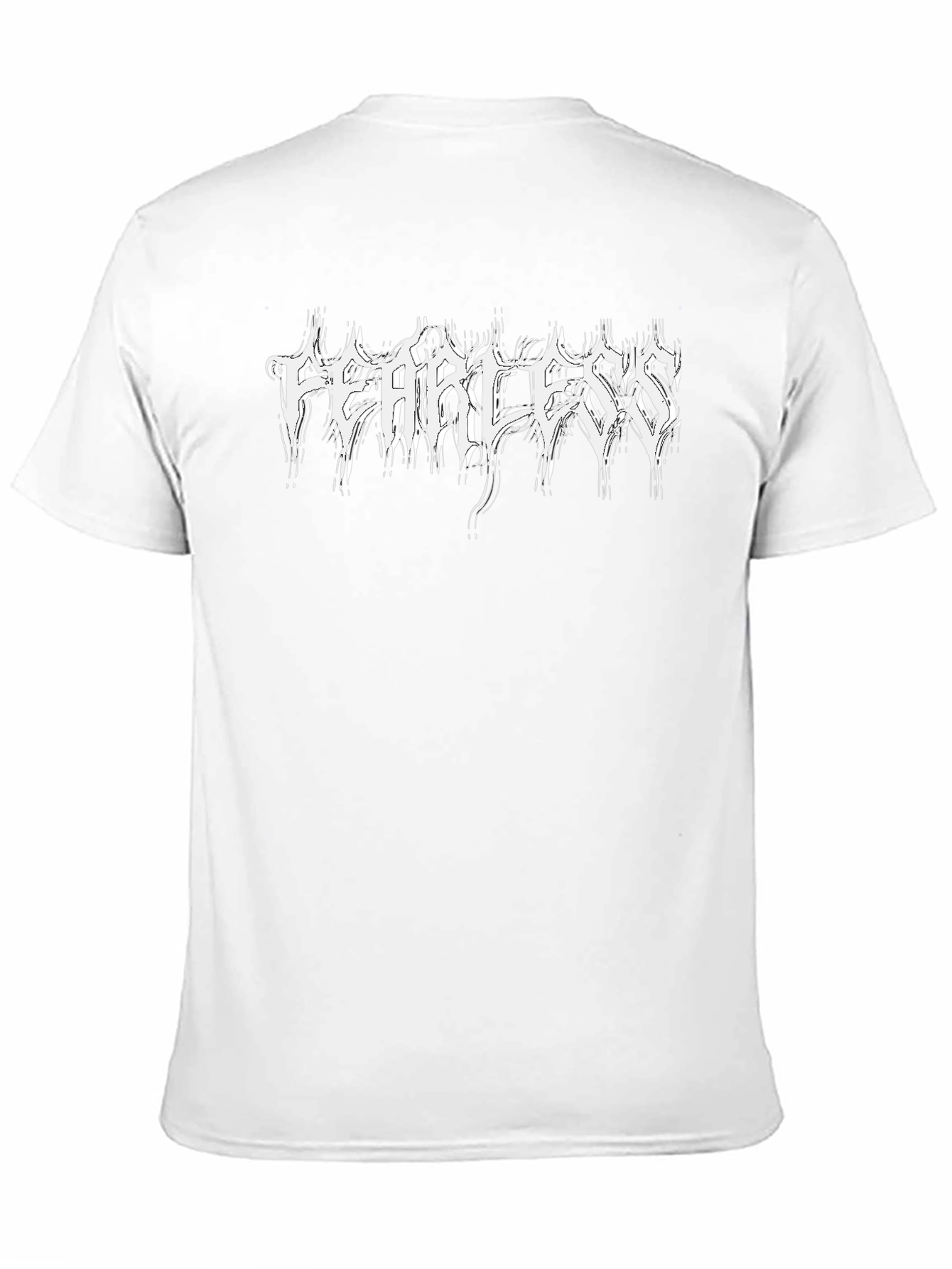 Fearless Graphic Tee - Black Metal Style