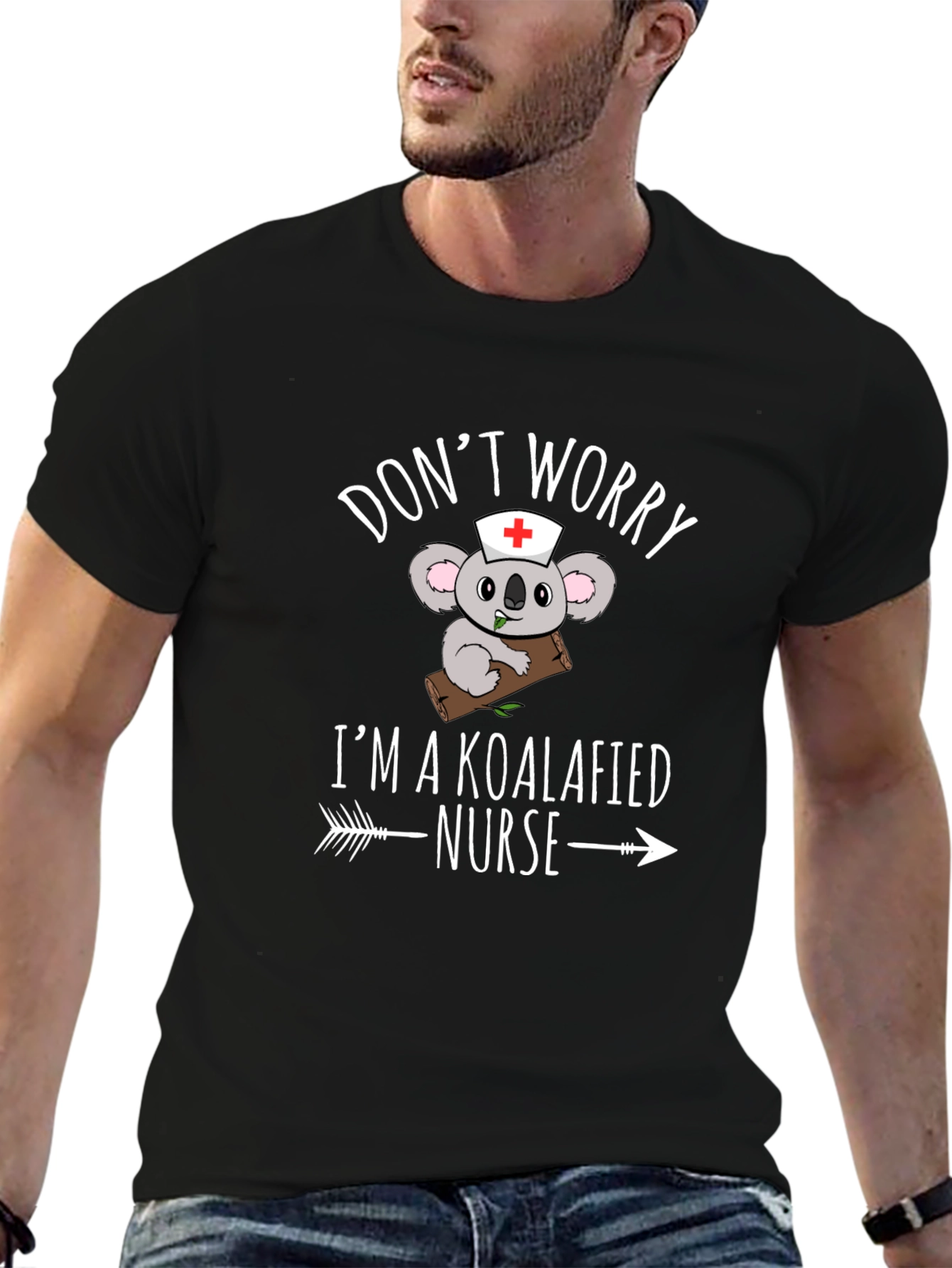 Koalafied Nurse T-Shirt - Funny Koala Bear Graphic Tee