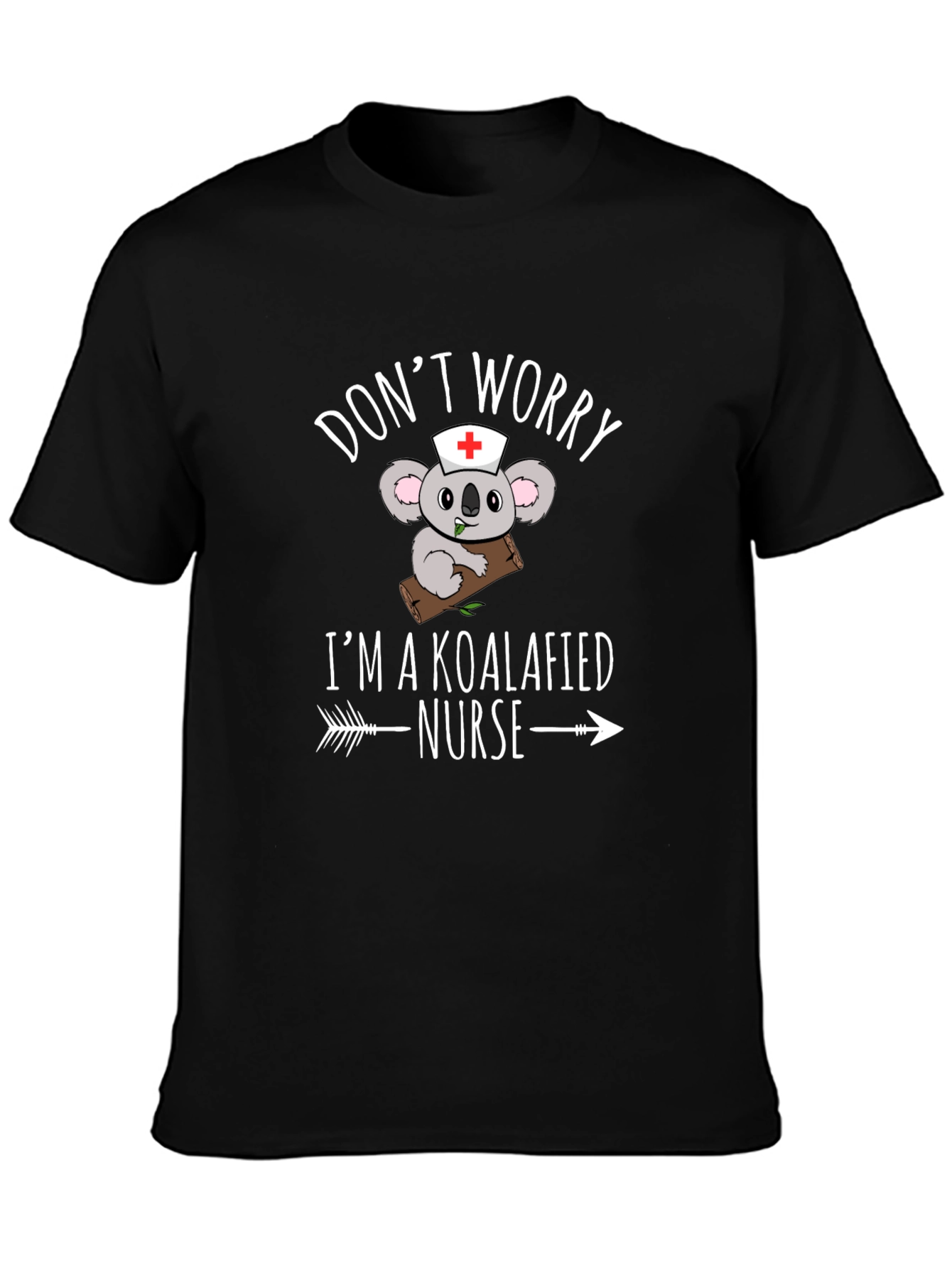 Koalafied Nurse T-Shirt - Funny Koala Bear Graphic Tee