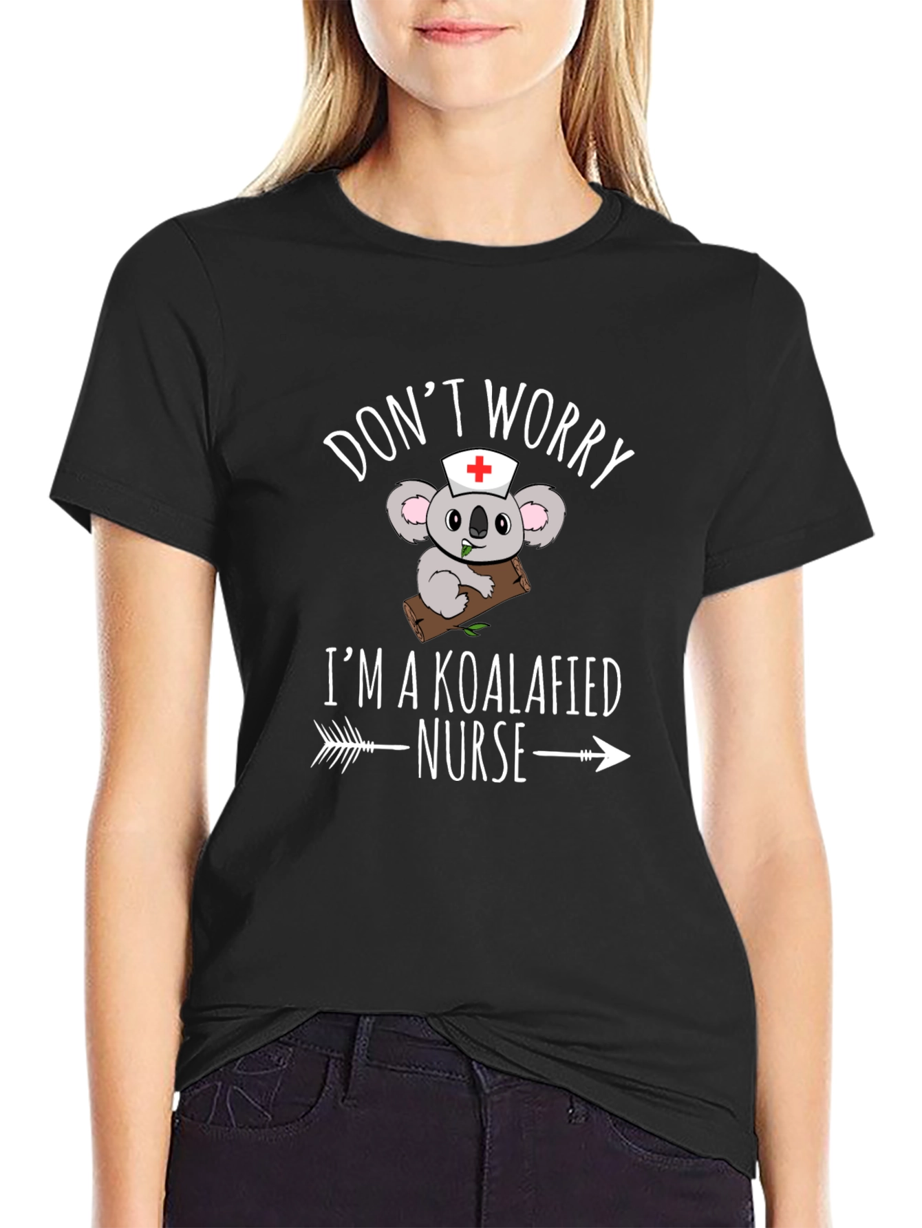 Koalafied Nurse T-Shirt - Funny Koala Bear Graphic Tee