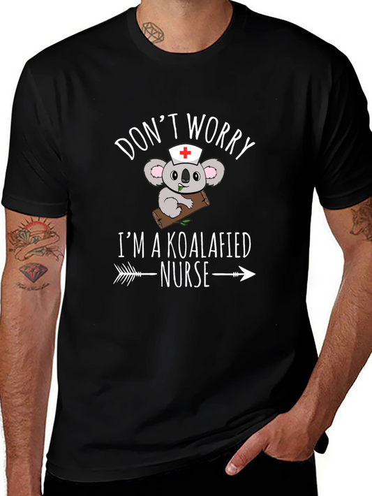 Koalafied Nurse T-Shirt - Funny Koala Bear Graphic Tee
