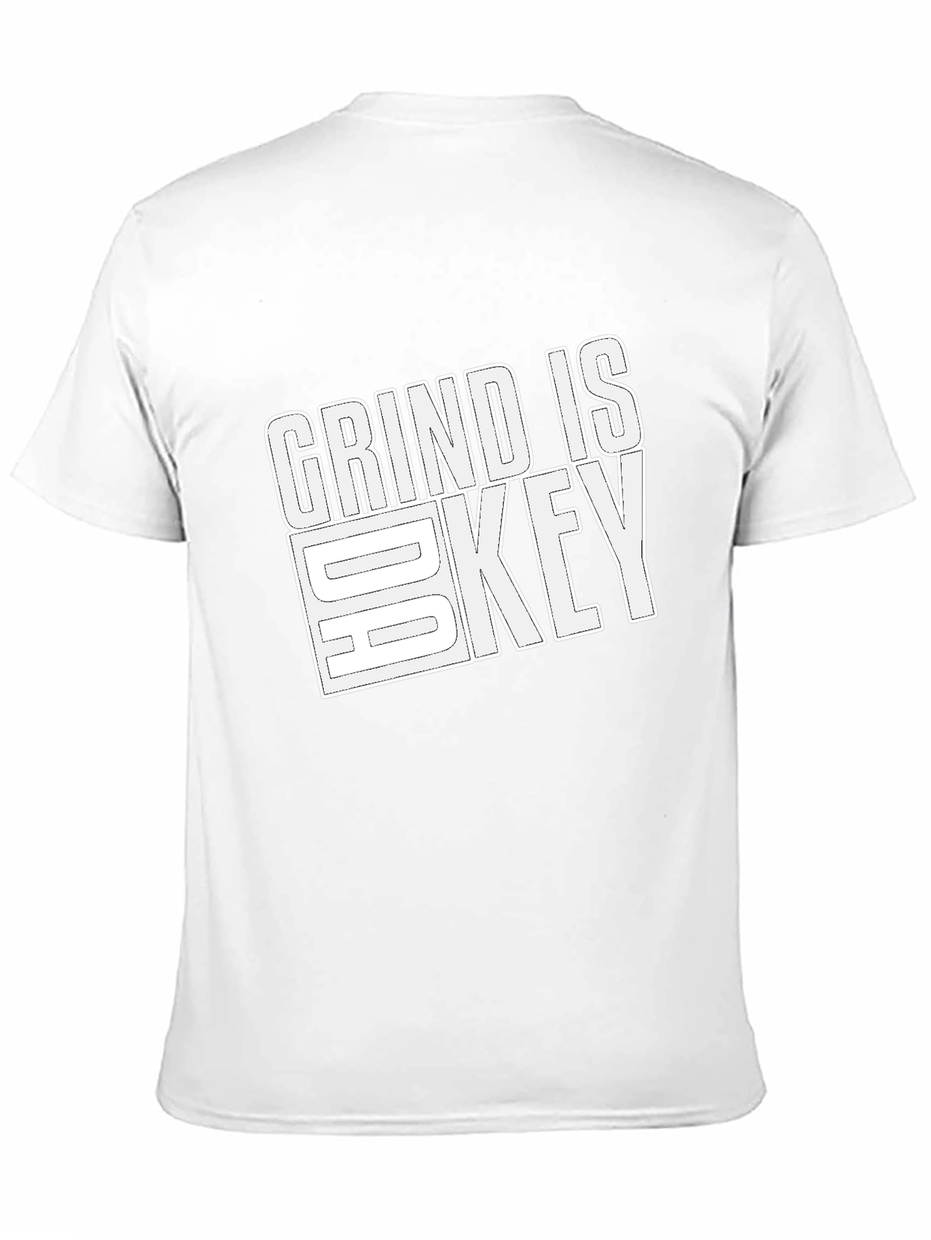 Grind is Key Black Graphic T-Shirt