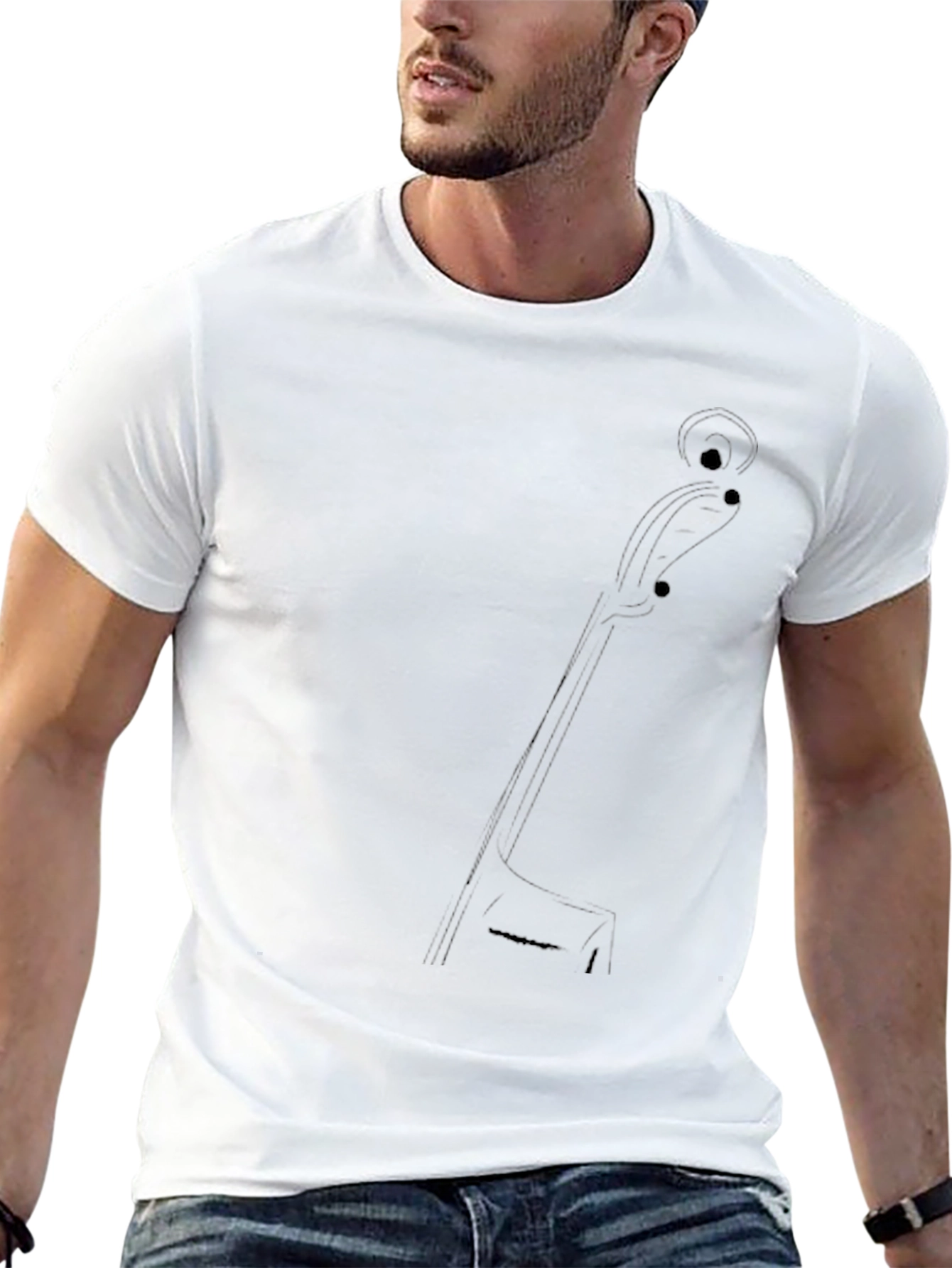 Minimalist Cello T-Shirt - Music Lover Tee