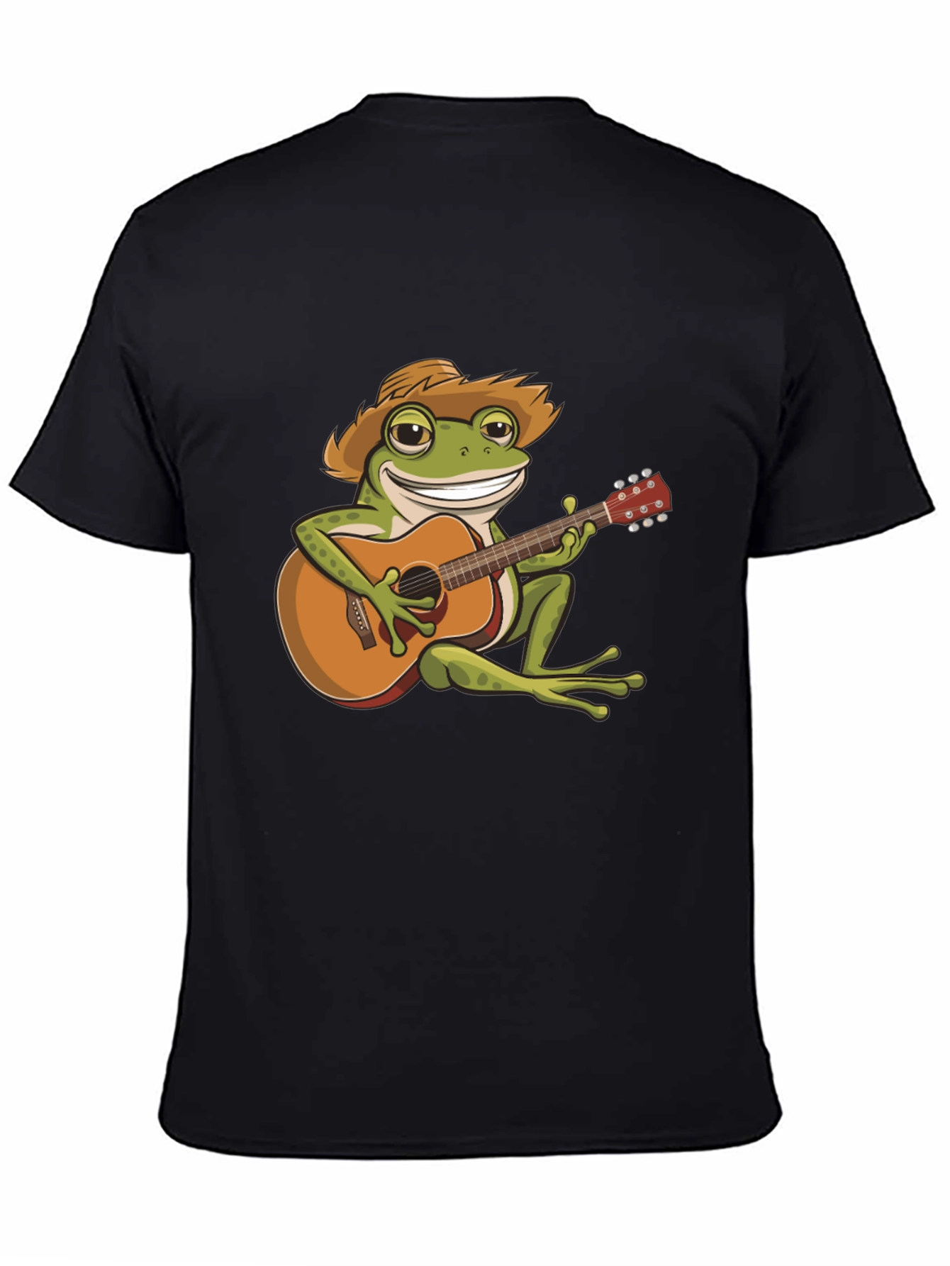 Frog Playing Guitar T-Shirt - Funny Music Tee