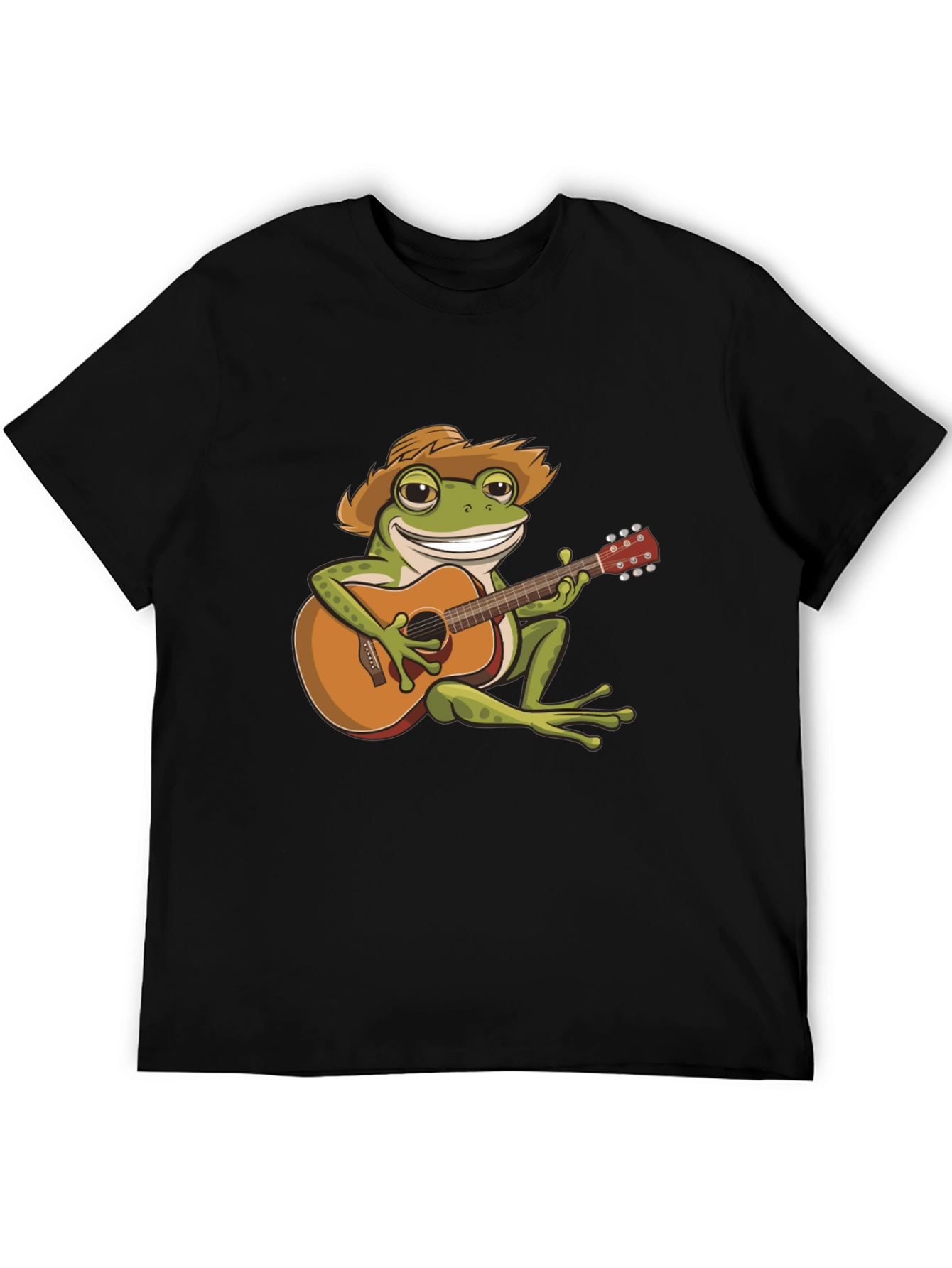 Frog Playing Guitar T-Shirt - Funny Music Tee