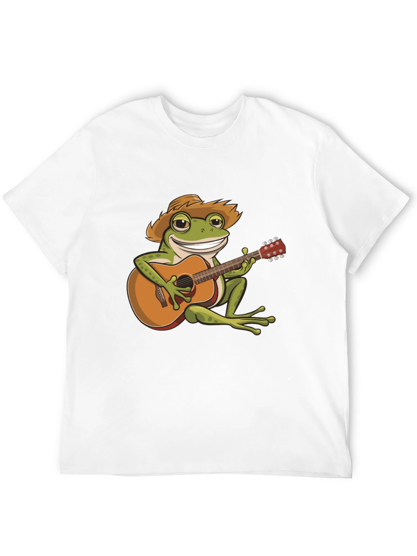 Frog Playing Guitar T-Shirt - Funny Music Tee