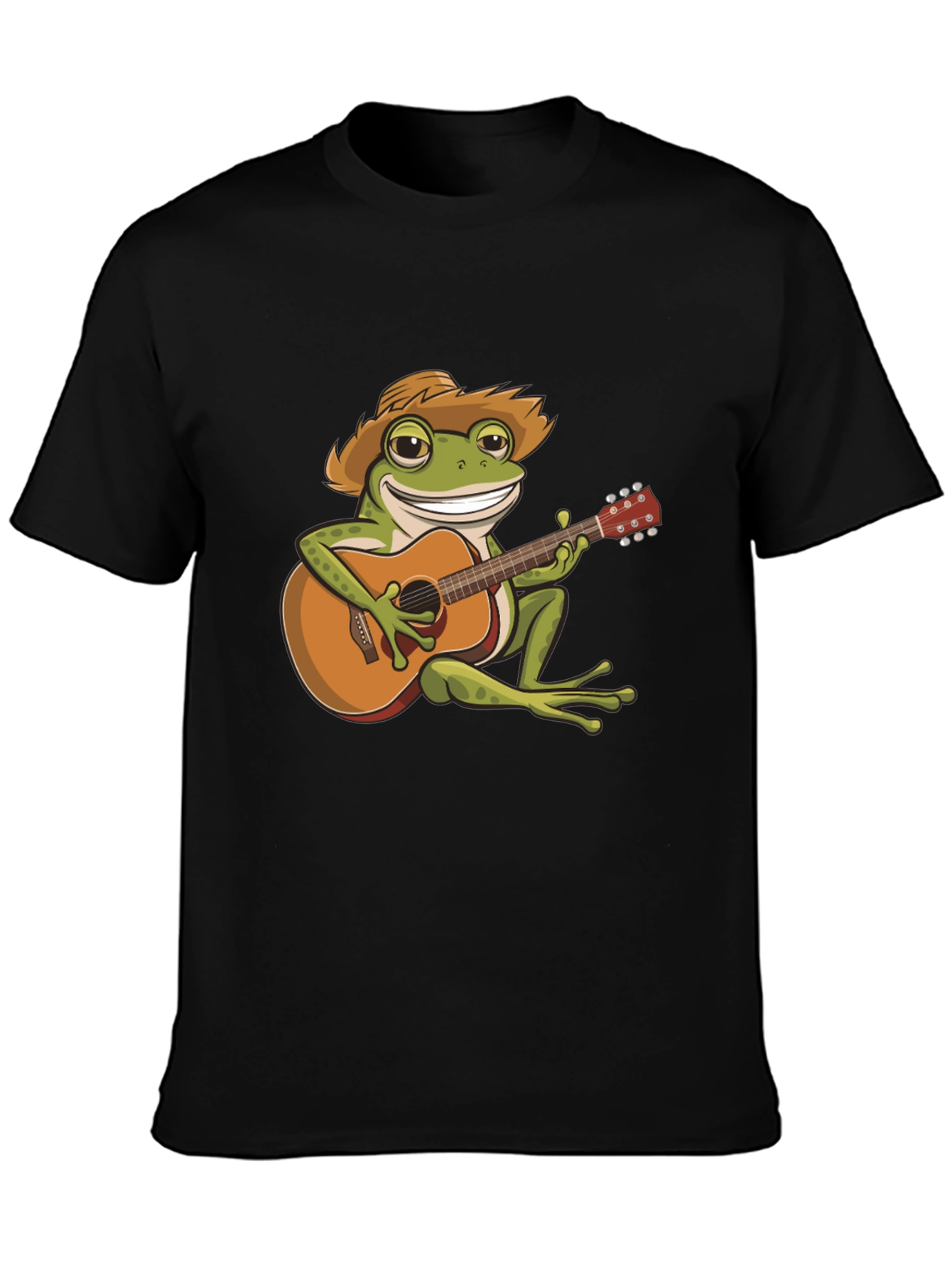 Frog Playing Guitar T-Shirt - Funny Music Tee