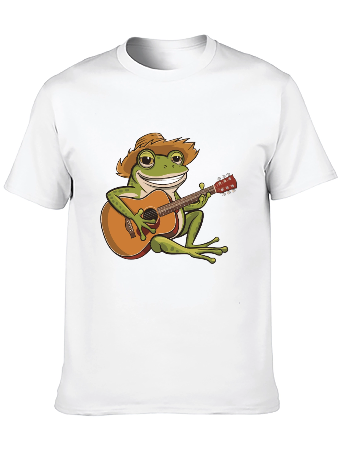 Frog Playing Guitar T-Shirt - Funny Music Tee