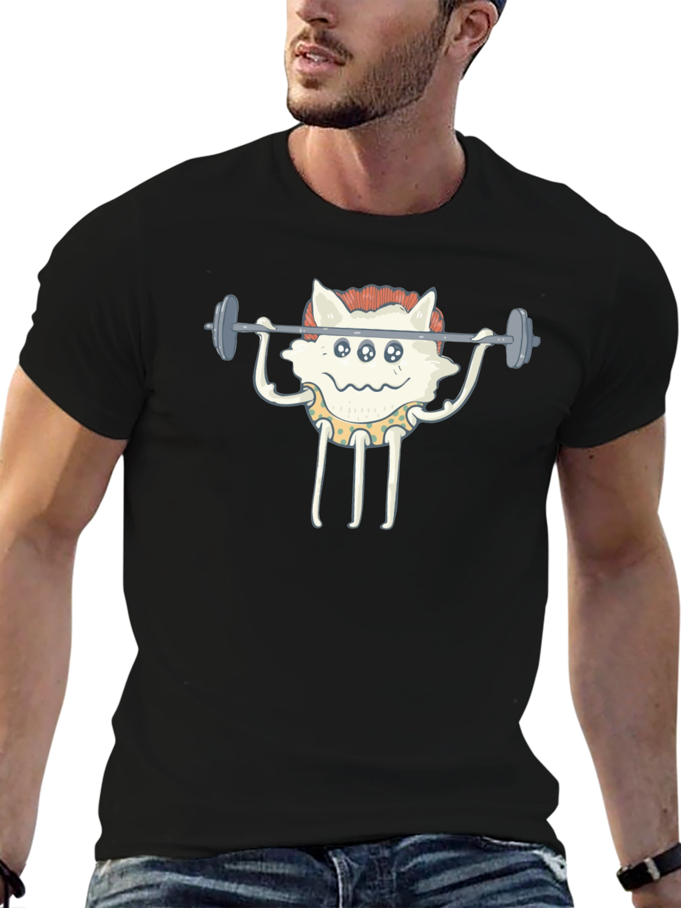 Monster Gym T-Shirt - Funny Workout Tee
