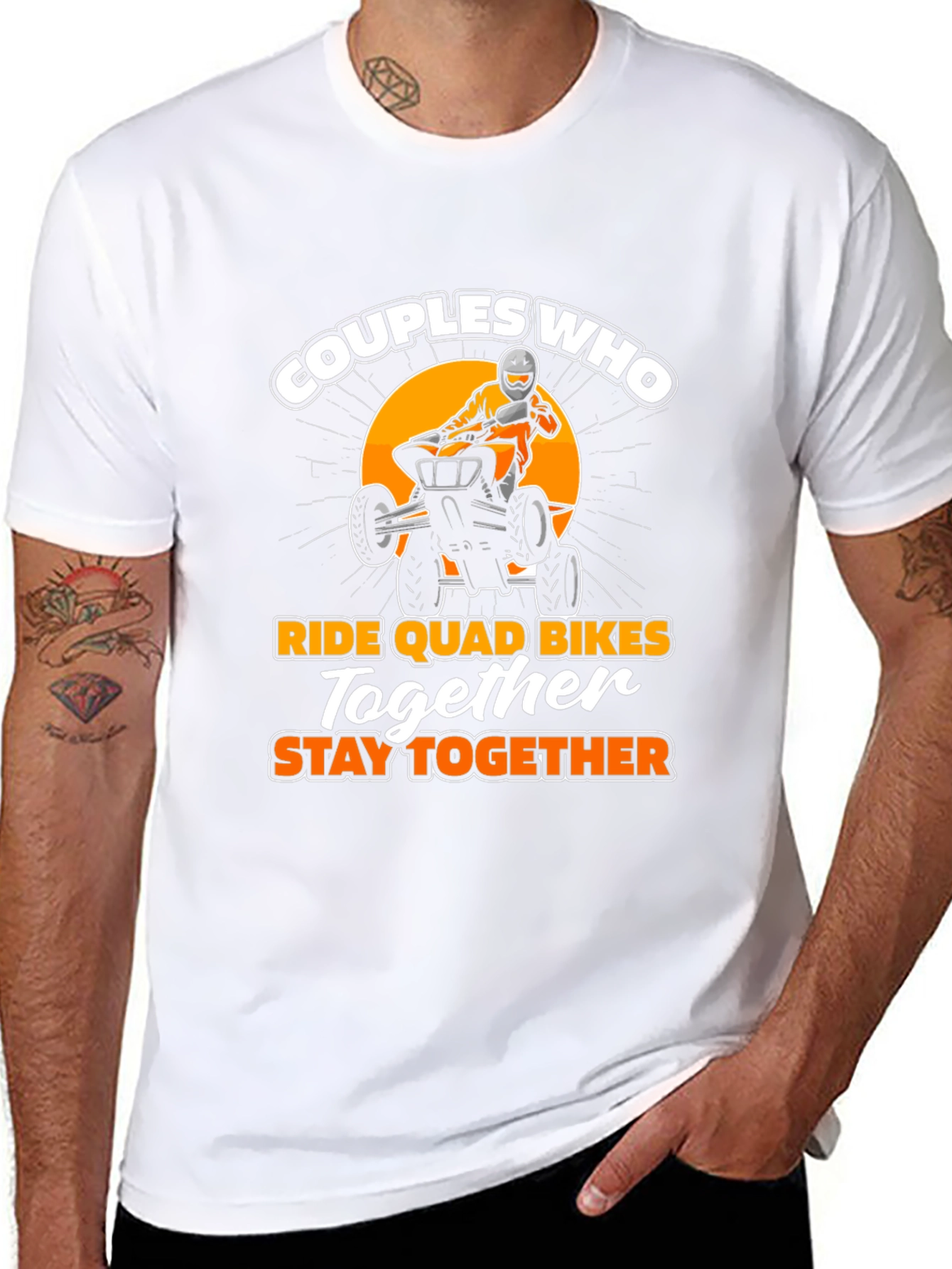 Couples Who Ride Quad Bikes T-Shirt