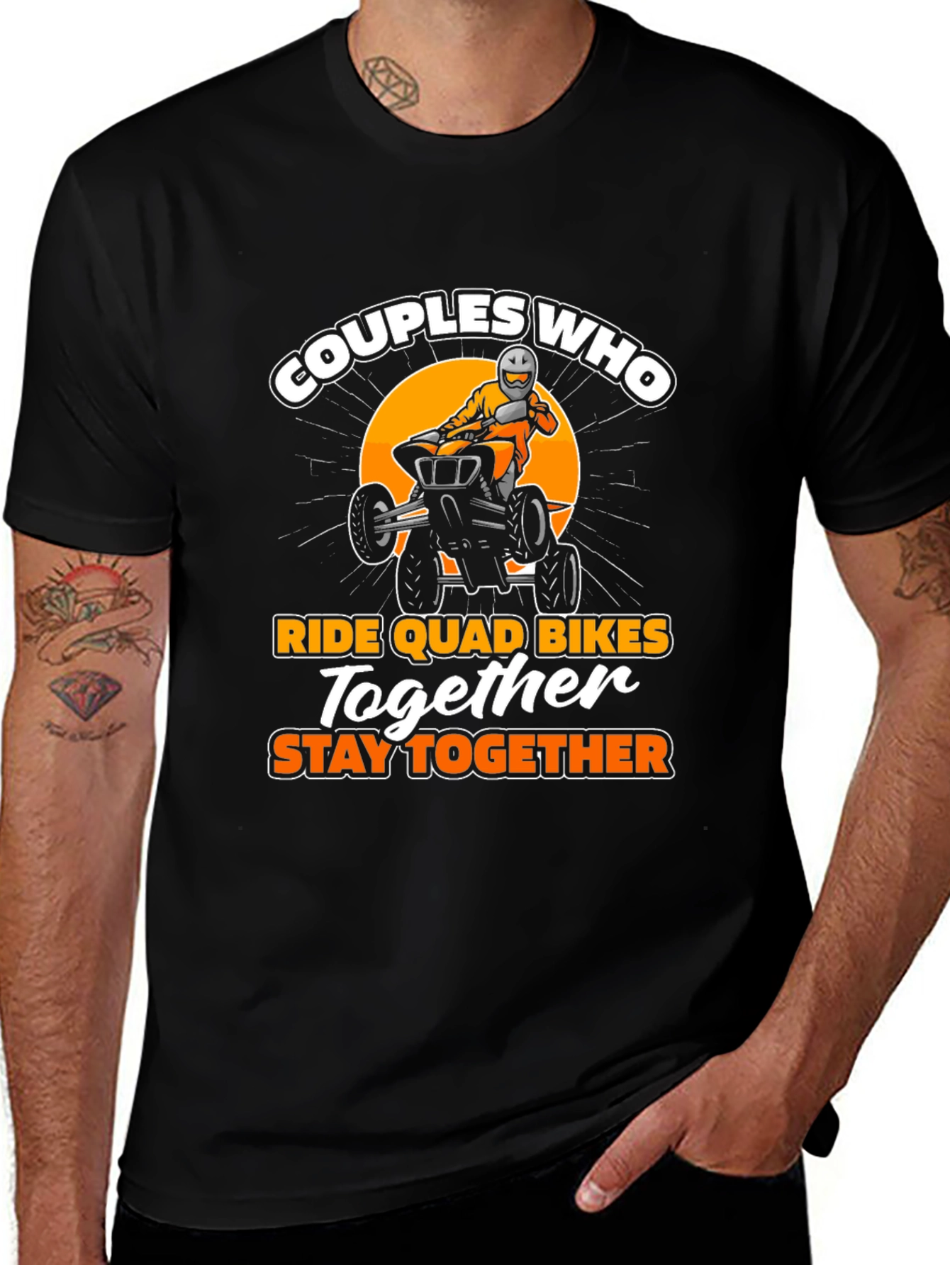 Couples Who Ride Quad Bikes T-Shirt