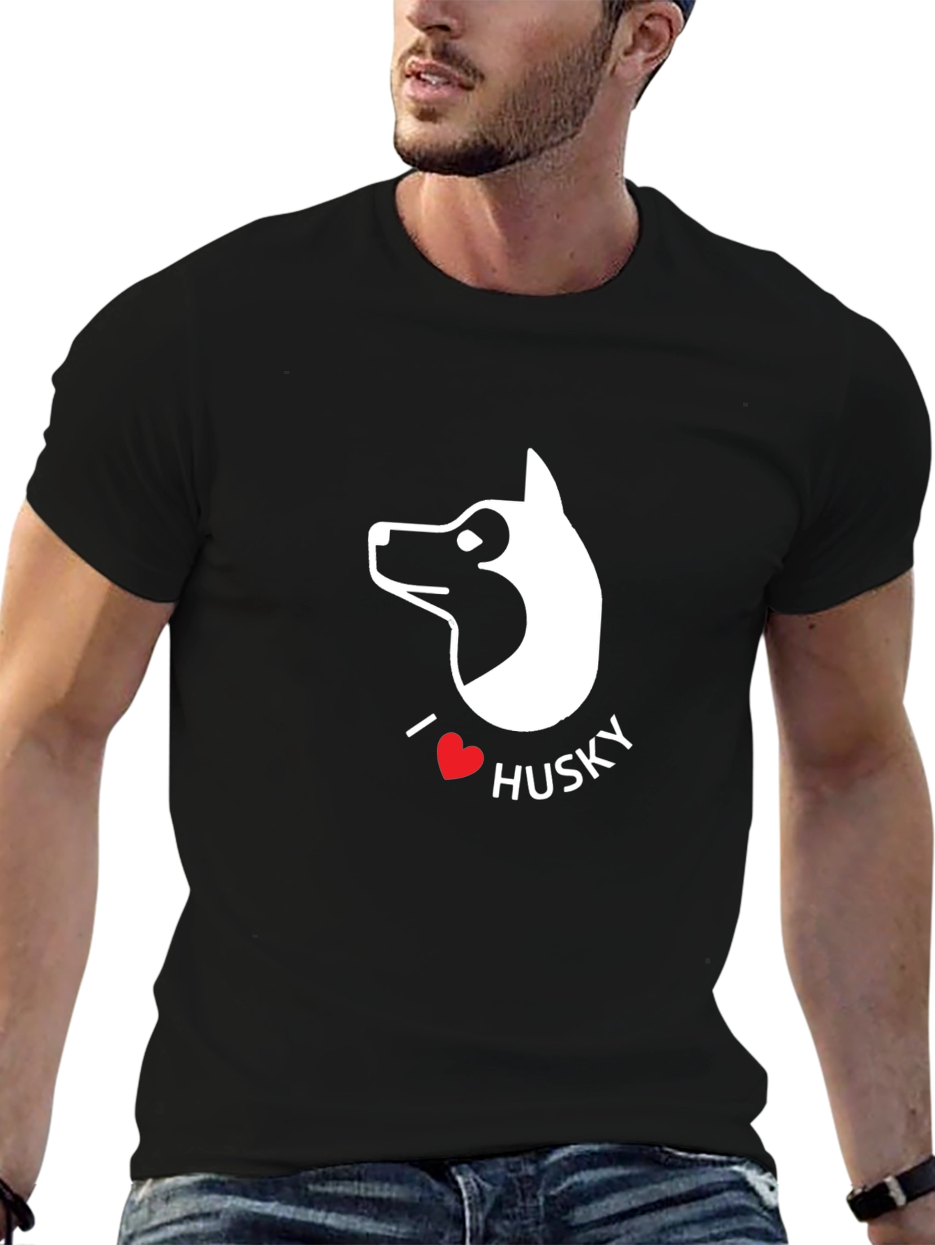 I Love Husky T-Shirt - Dog Lover Tee
