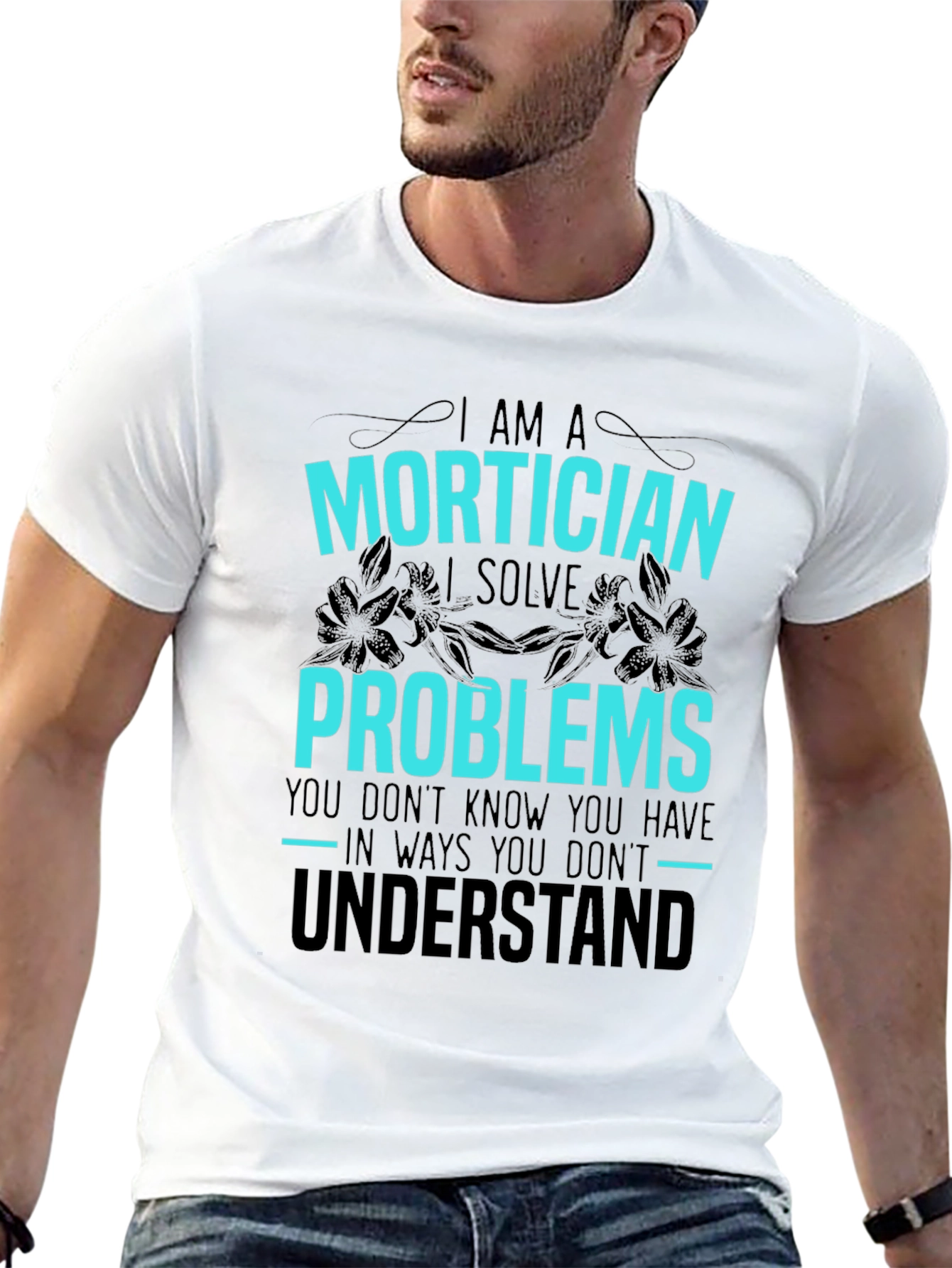 Mortician Problem Solver Graphic Tee