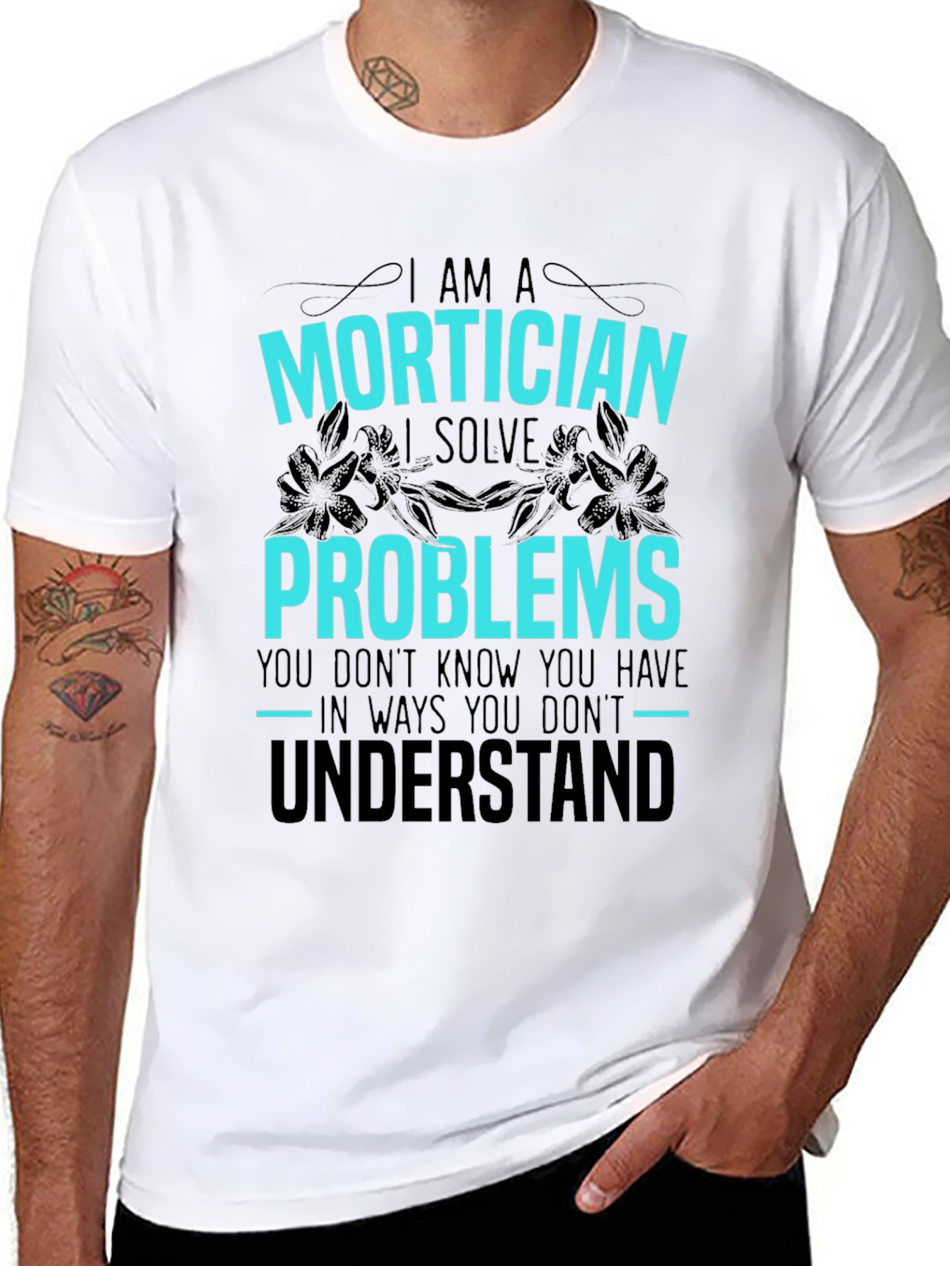 Mortician Problem Solver Graphic Tee