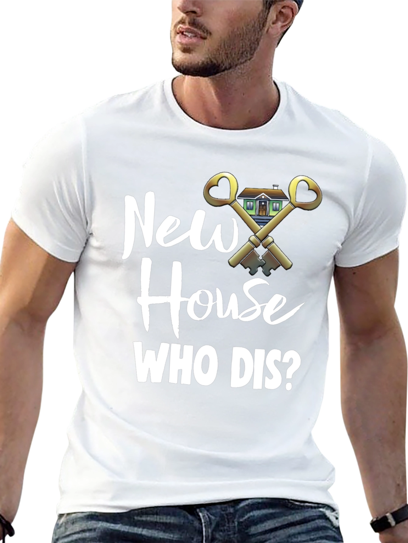New House Who Dis? Funny Housewarming T-Shirt