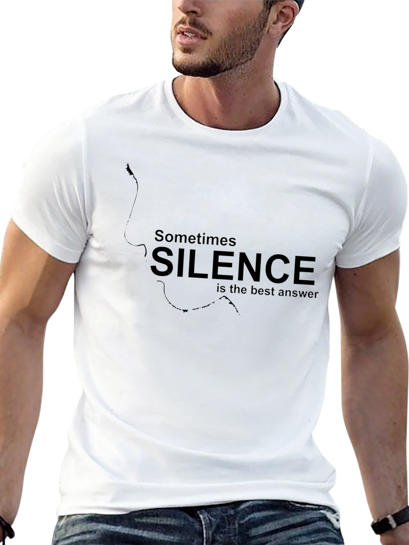 Silence is Golden Graphic T-Shirt