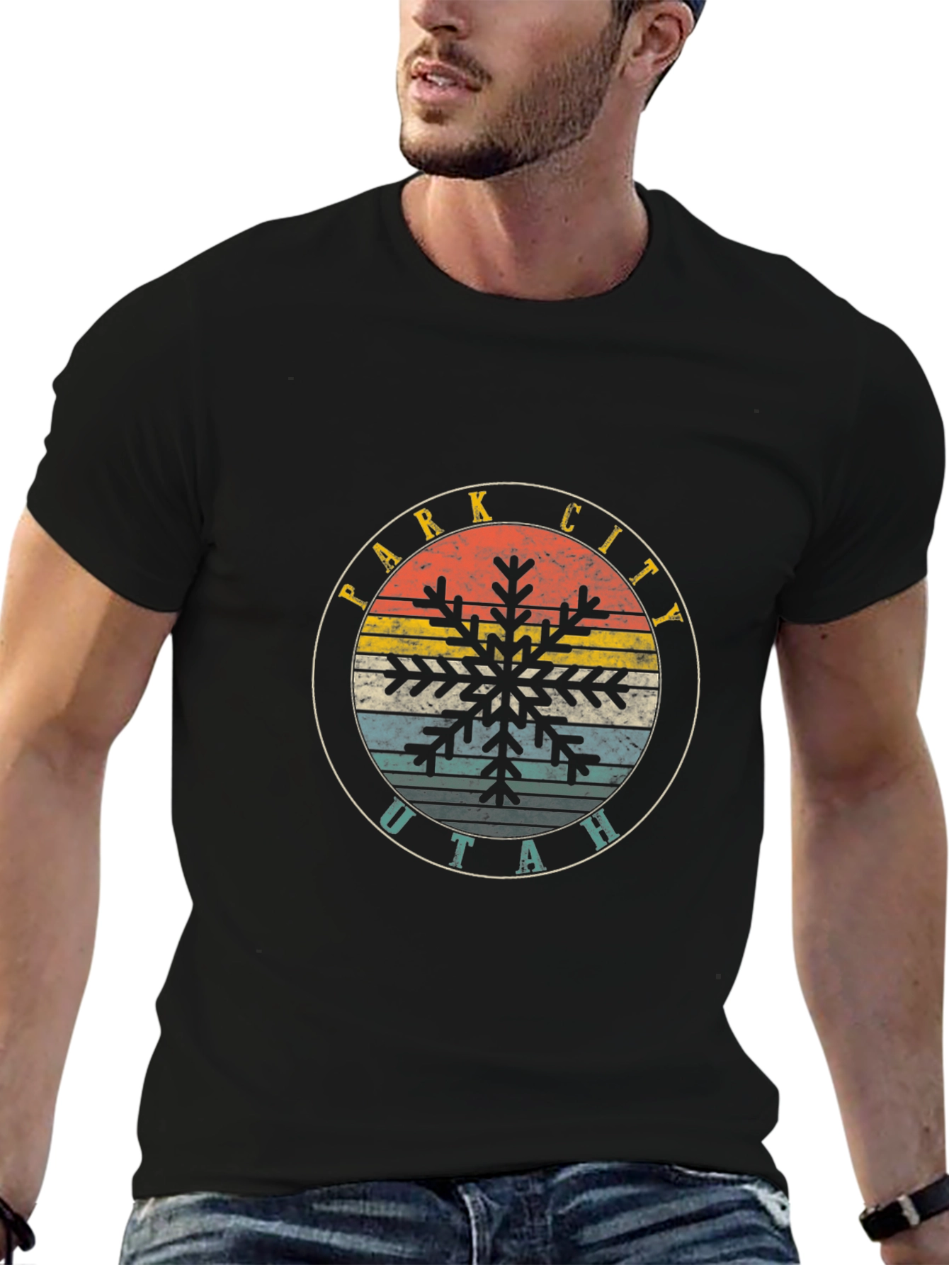 Park City Utah Snowflake T-Shirt