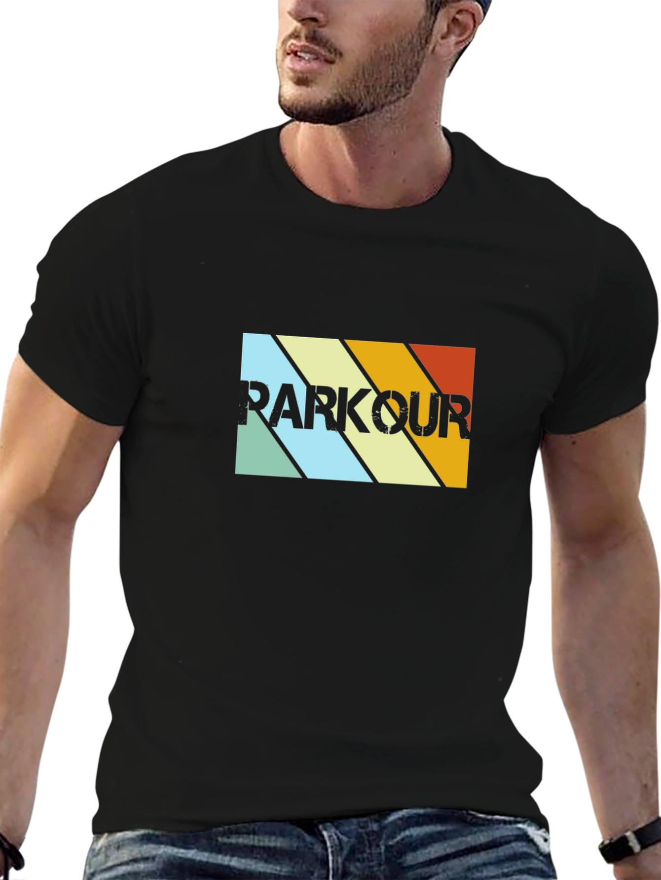 Retro Parkour T-Shirt - Urban Sportswear