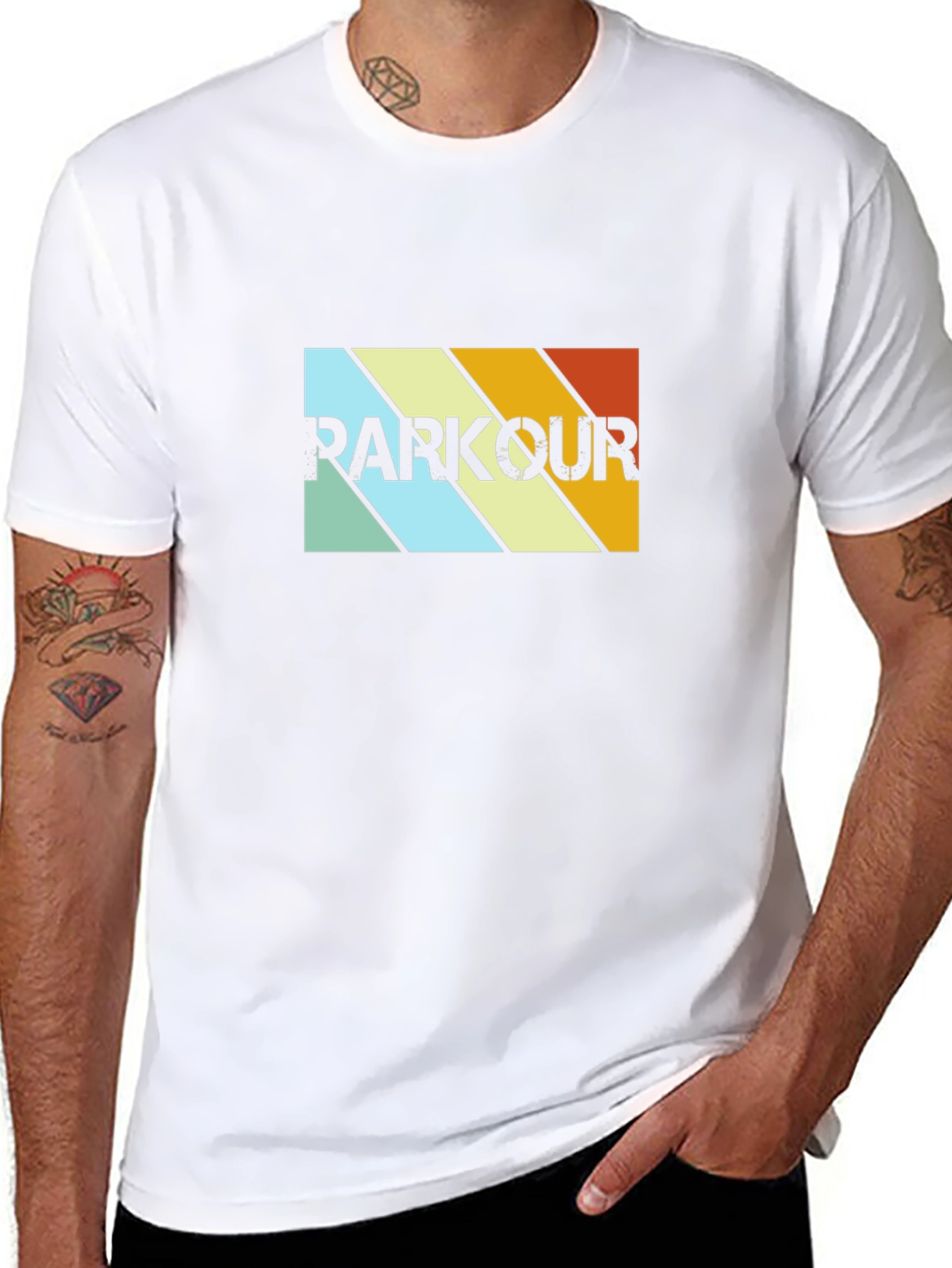 Retro Parkour T-Shirt - Urban Sportswear