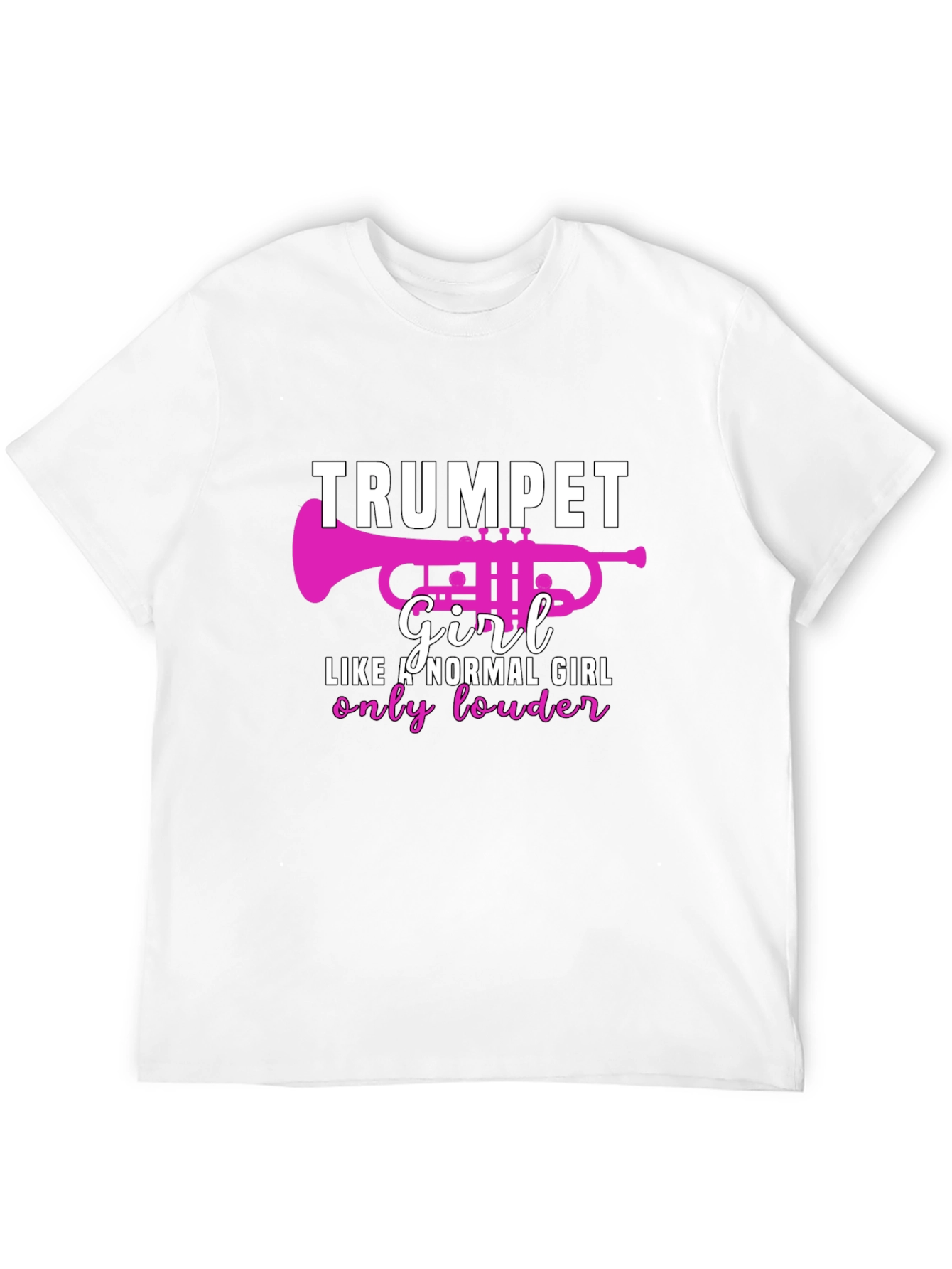 Trumpet Girl T-Shirt - Loud & Proud!