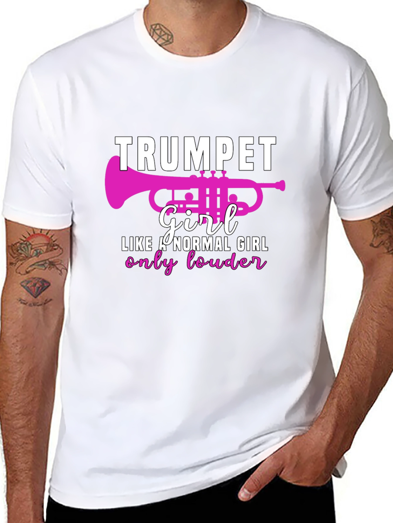 Trumpet Girl T-Shirt - Loud & Proud!