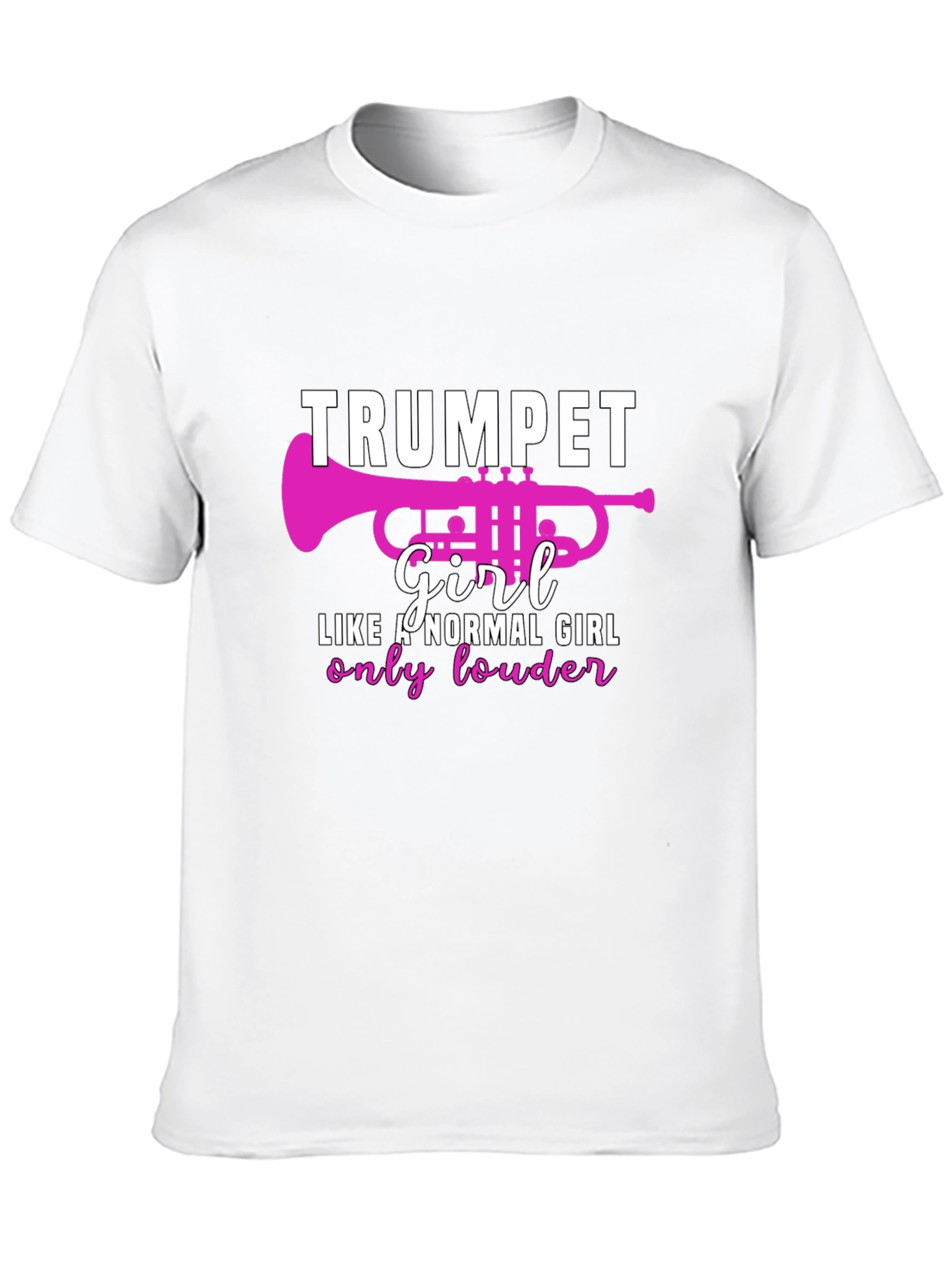 Trumpet Girl T-Shirt - Loud & Proud!
