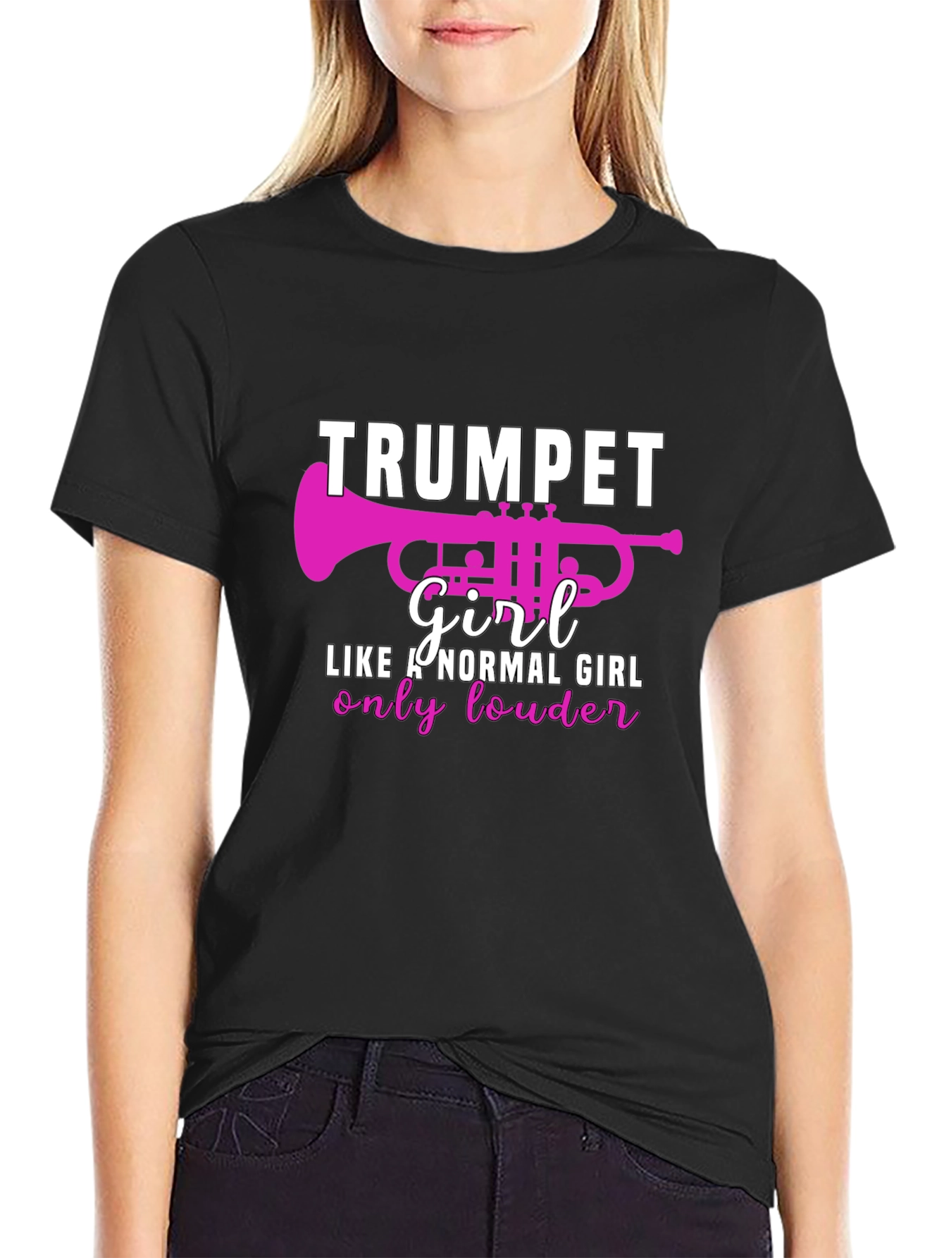 Trumpet Girl T-Shirt - Loud & Proud!