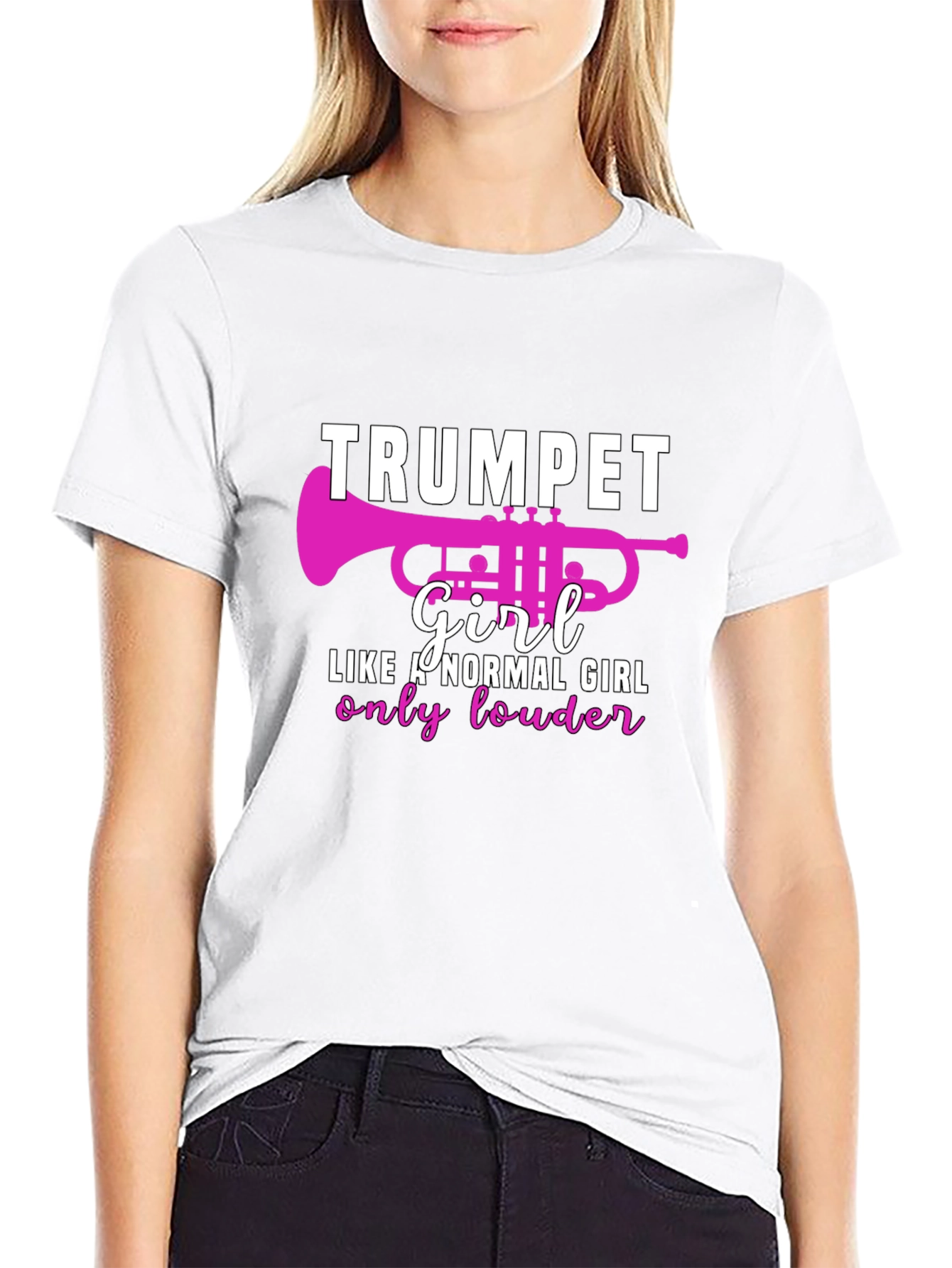Trumpet Girl T-Shirt - Loud & Proud!