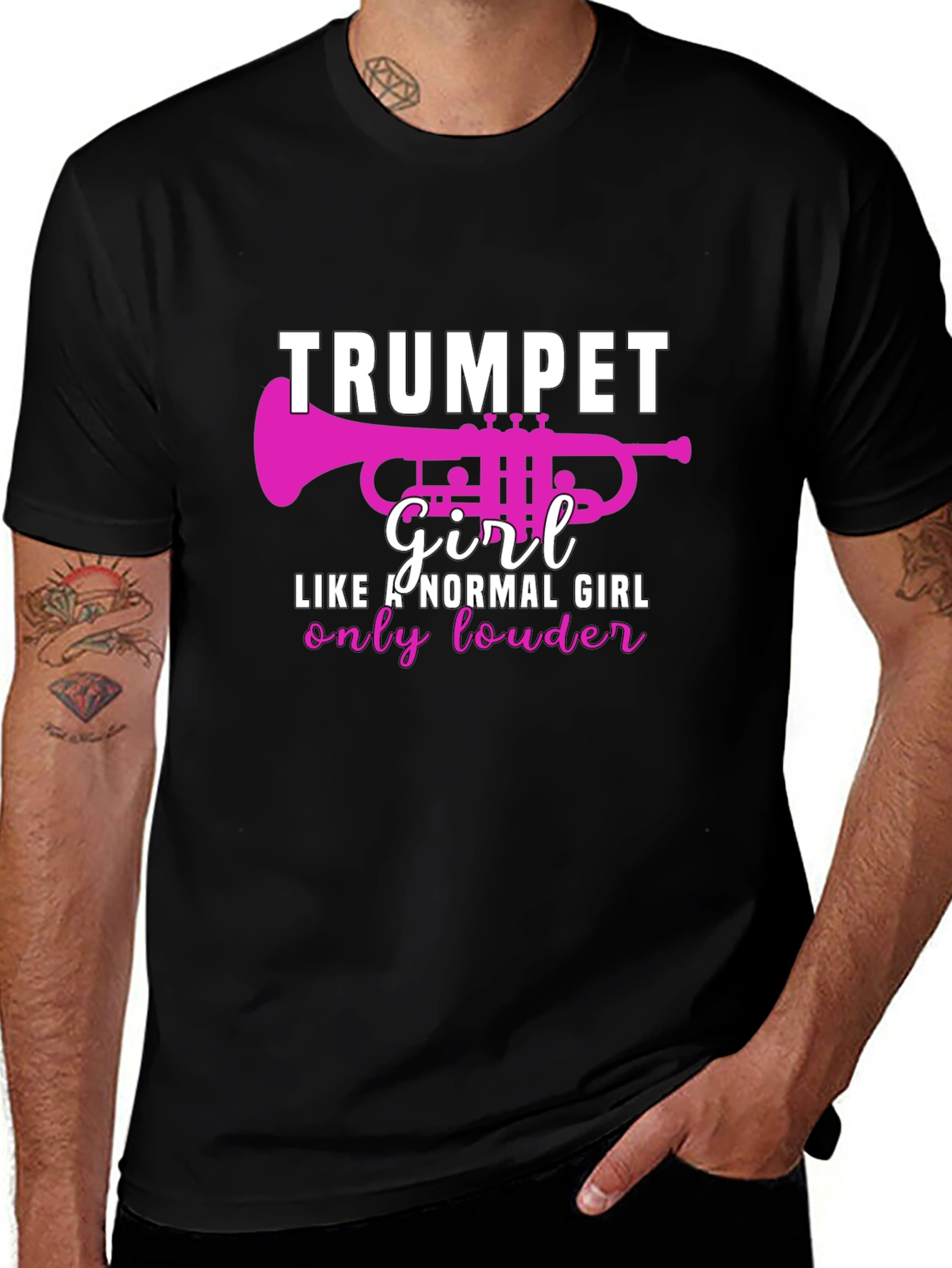 Trumpet Girl T-Shirt - Loud & Proud!