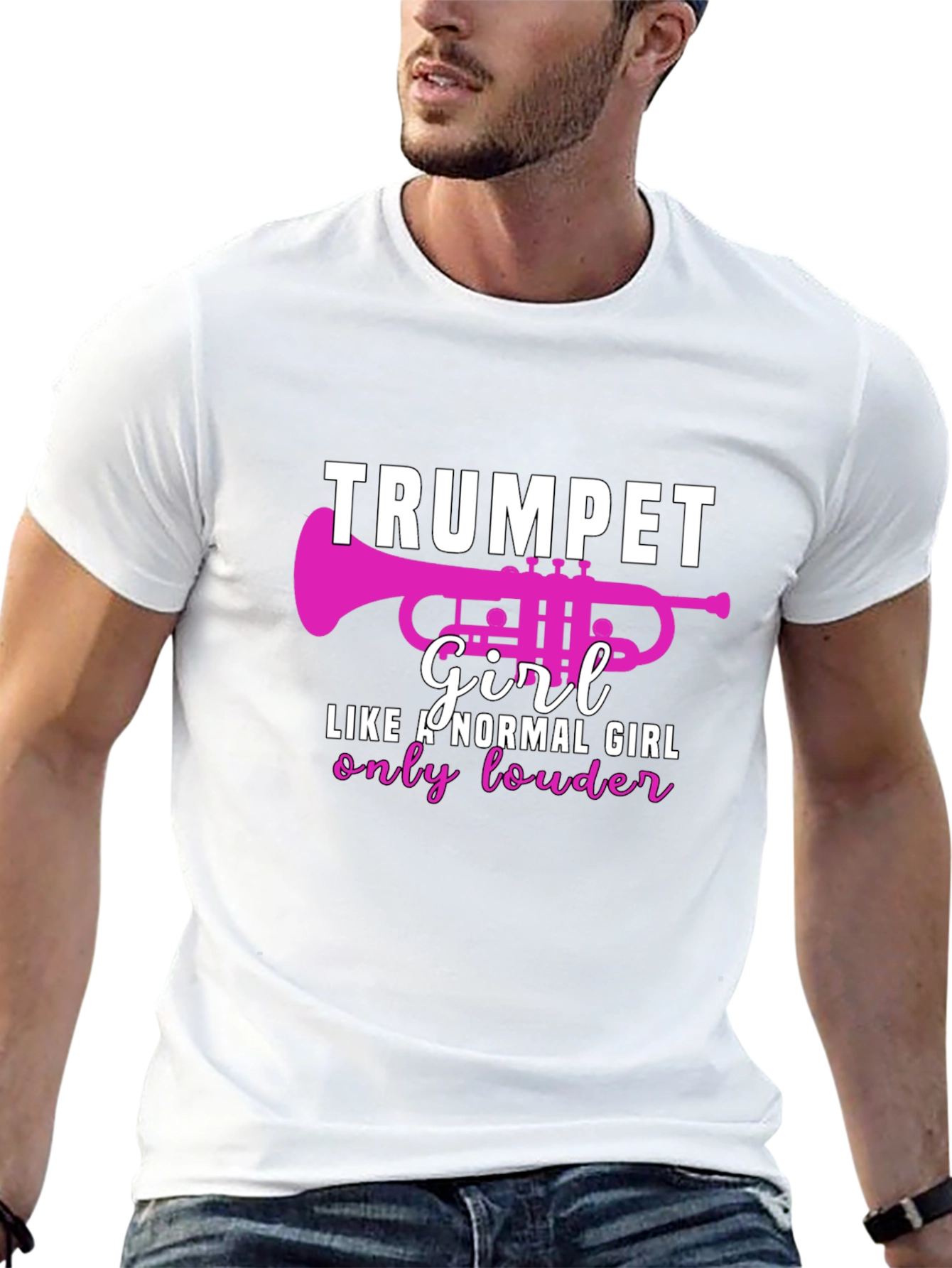 Trumpet Girl T-Shirt - Loud & Proud!