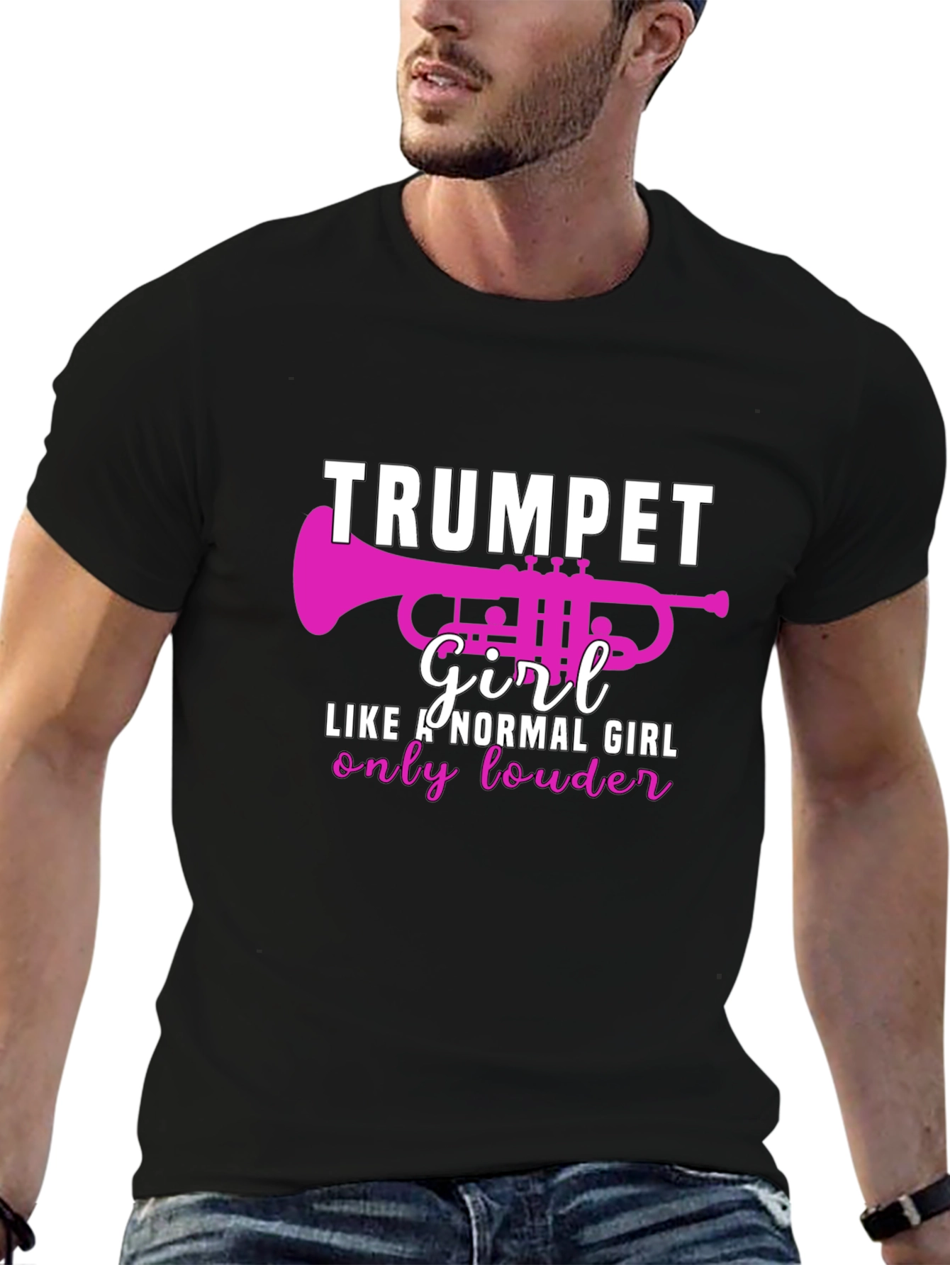 Trumpet Girl T-Shirt - Loud & Proud!