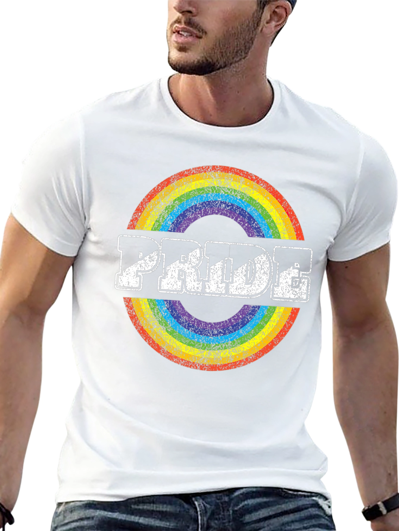 Pride Rainbow T-Shirt - LGBTQ+ Support