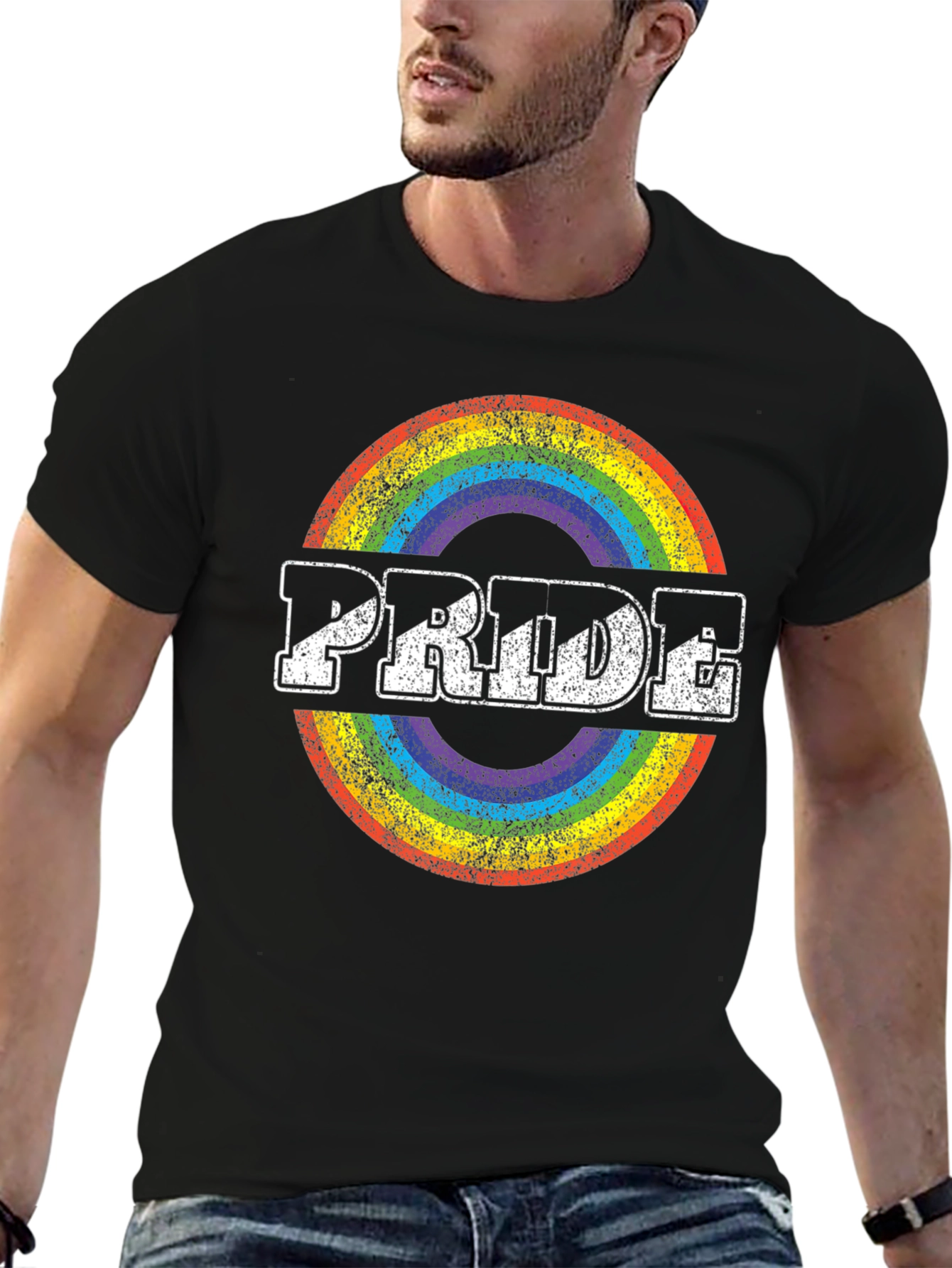 Pride Rainbow T-Shirt - LGBTQ+ Support