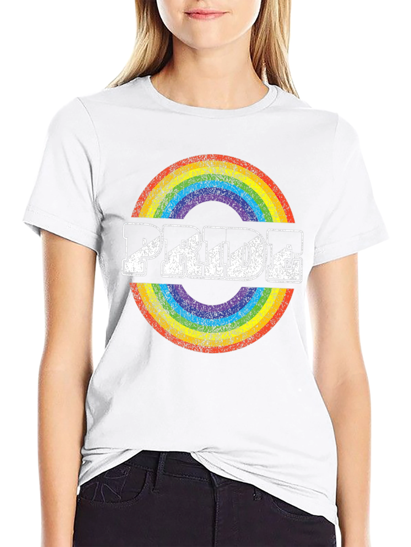 Pride Rainbow T-Shirt - LGBTQ+ Support