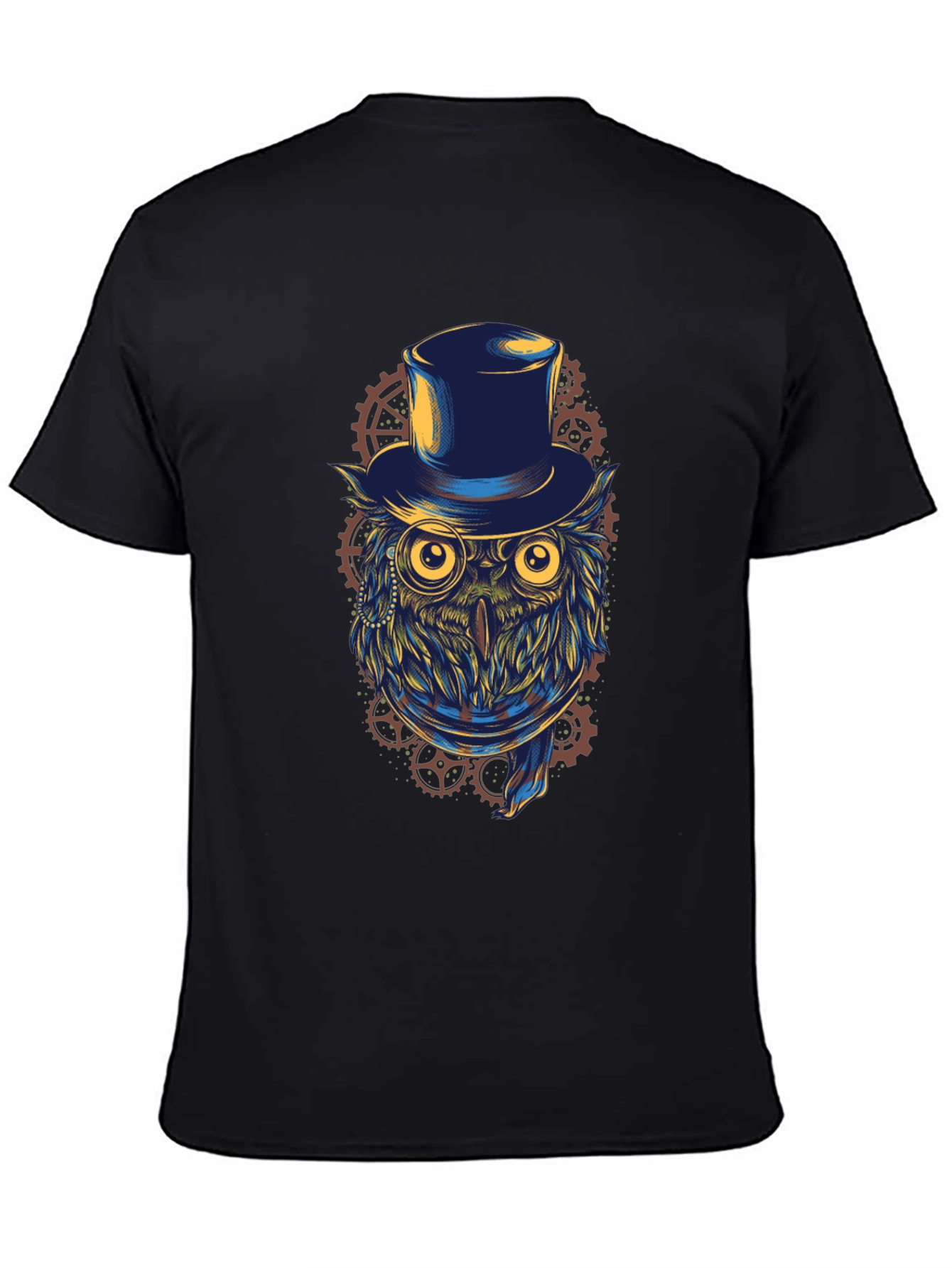 Steampunk Owl T-Shirt - Top Hat & Goggles