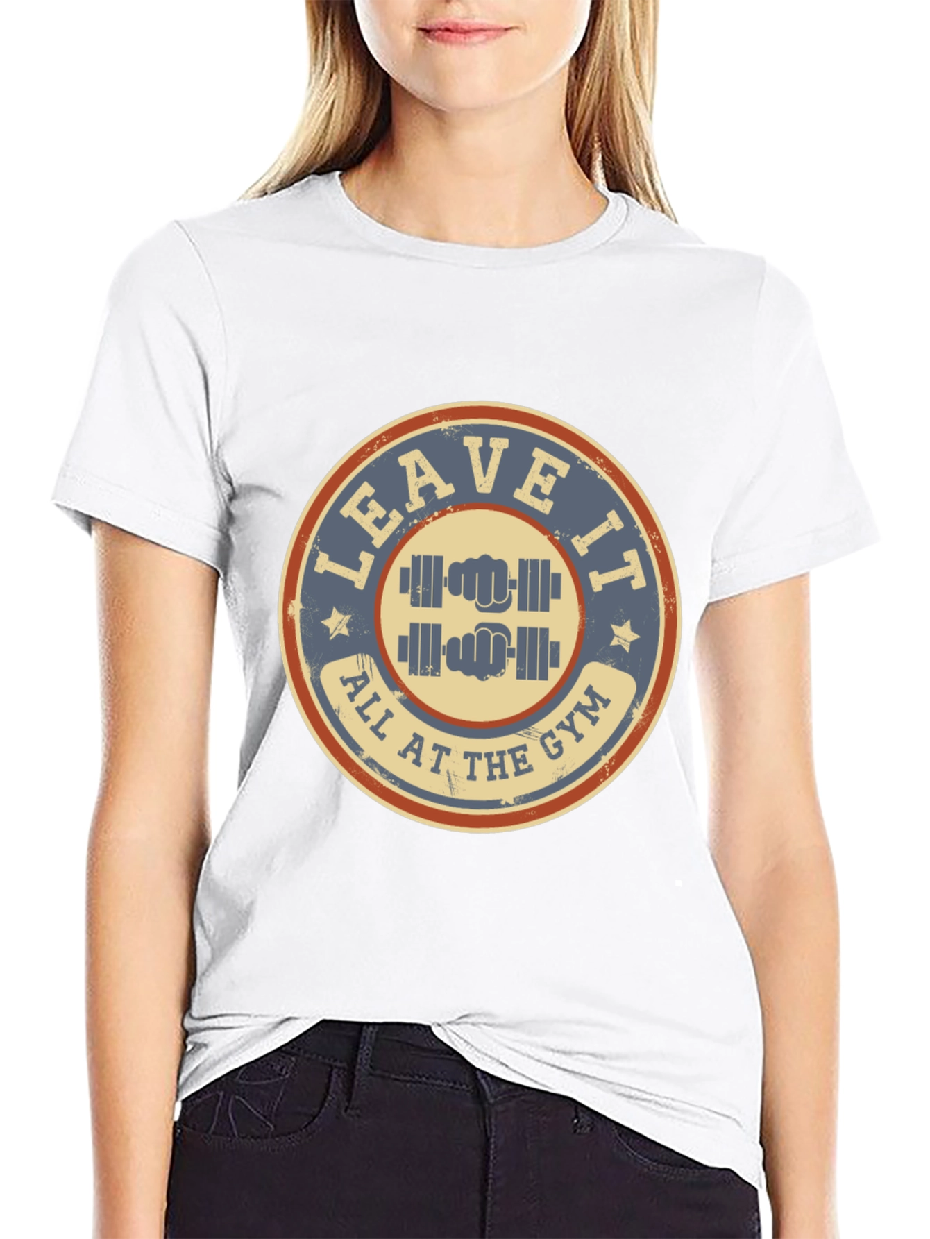 Leave It All at the Gym Black T-Shirt