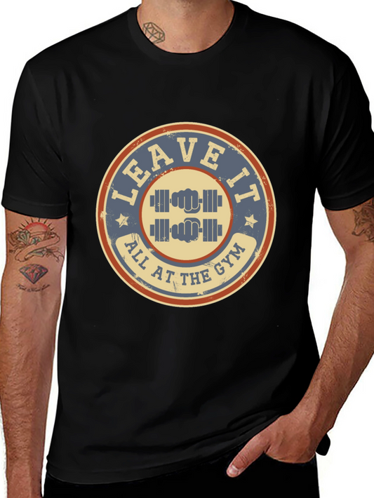 Leave It All at the Gym Black T-Shirt