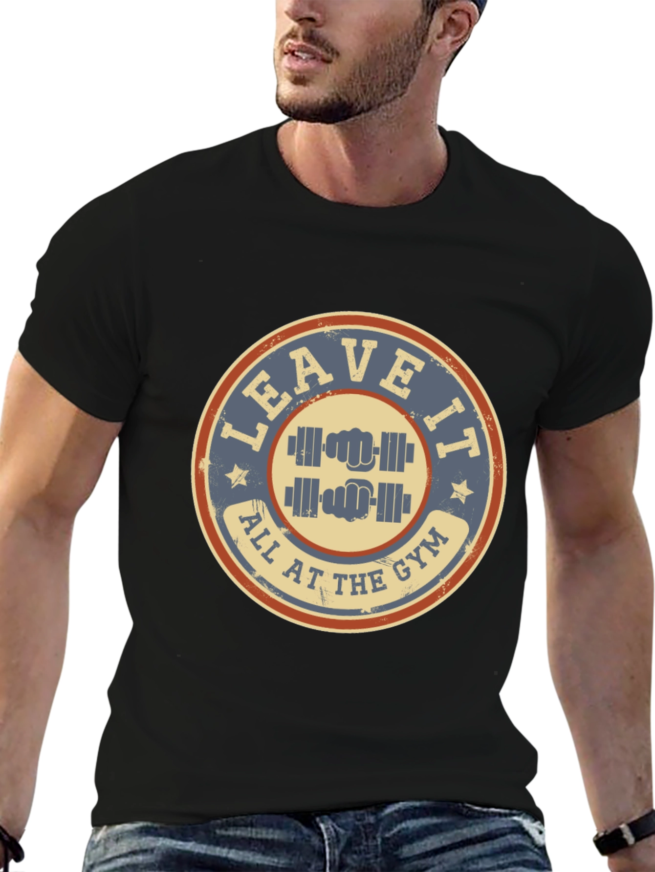 Leave It All at the Gym Black T-Shirt