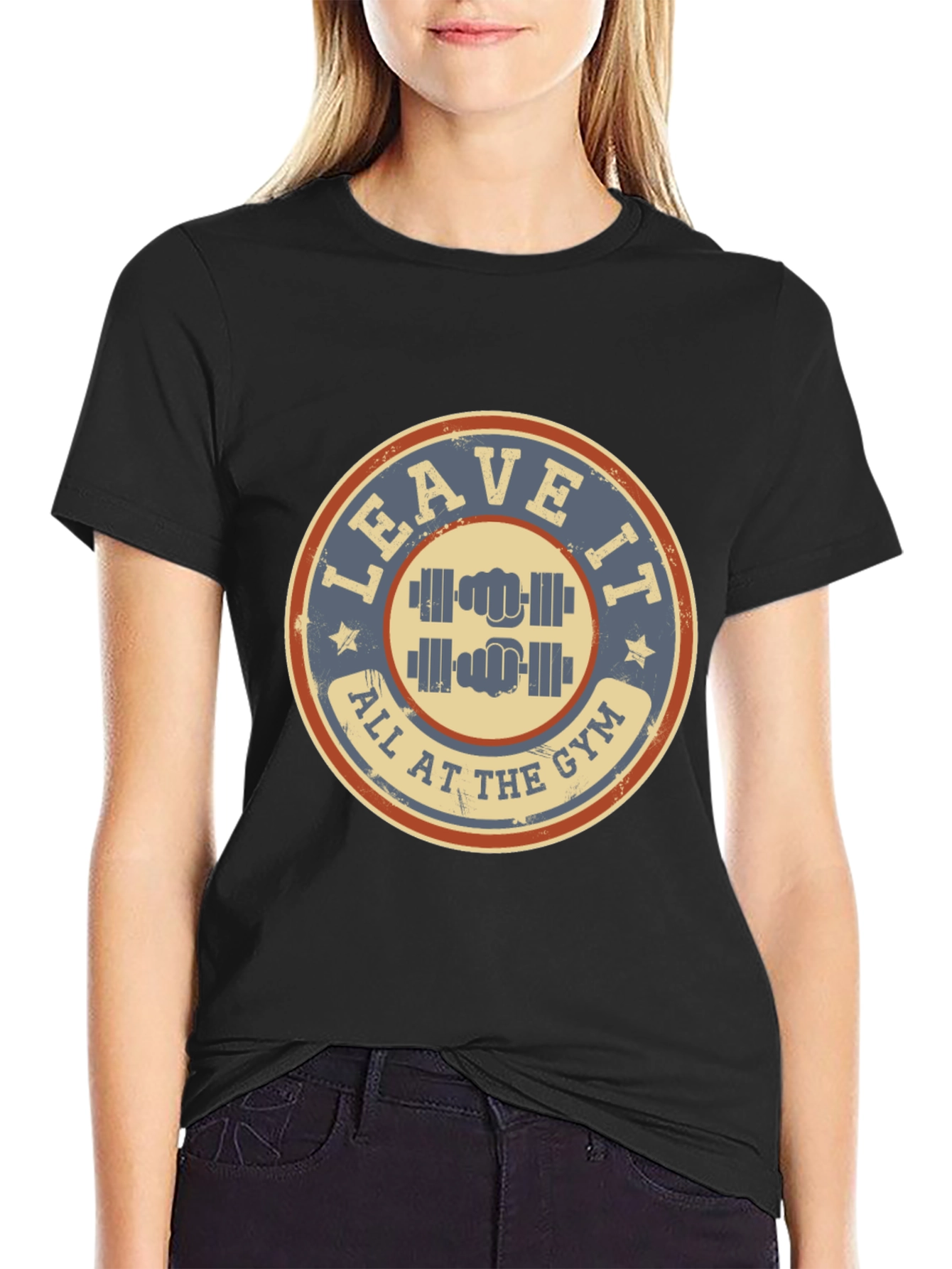 Leave It All at the Gym Black T-Shirt