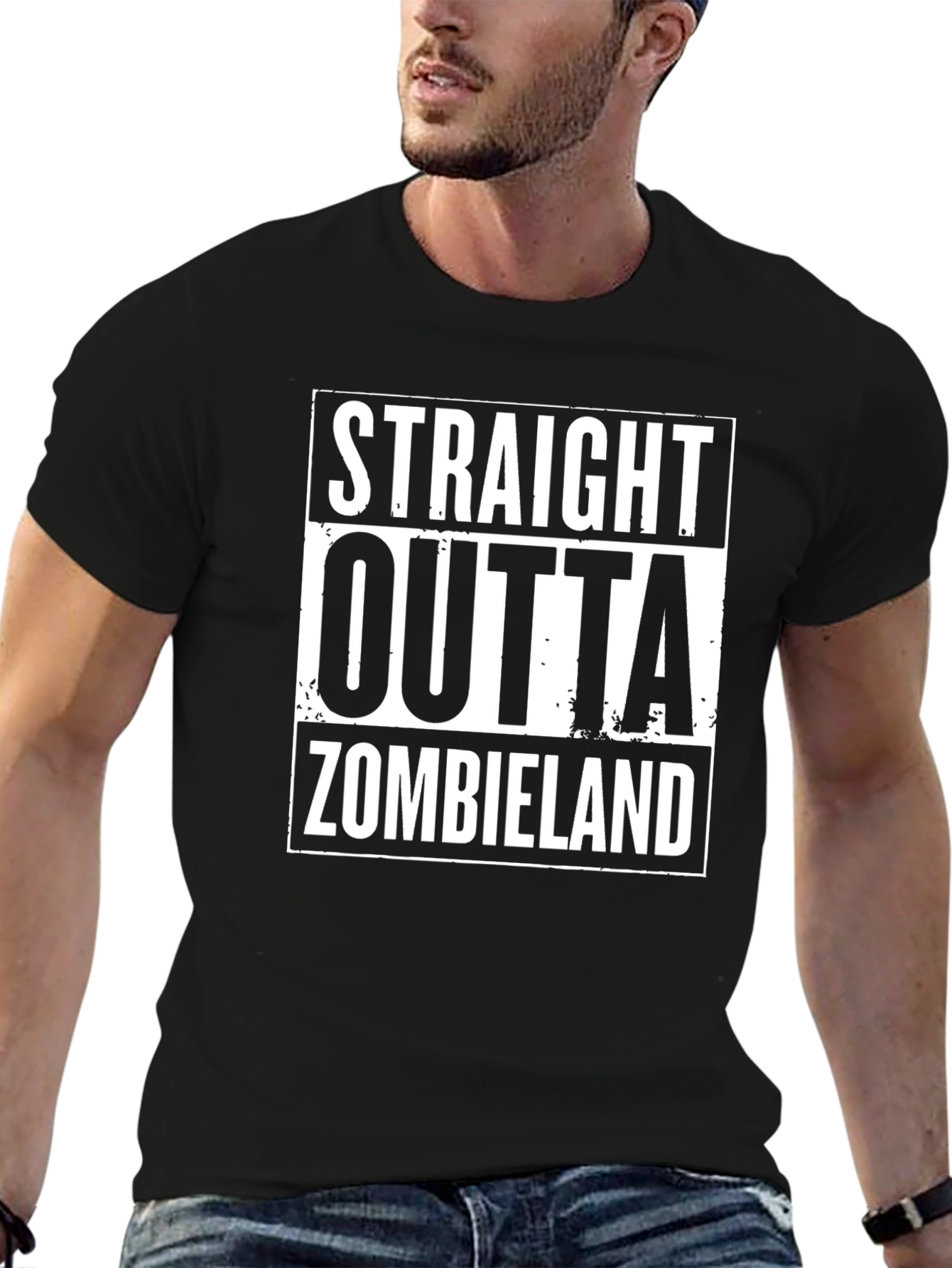 Straight Outta Zombieland Graphic T-Shirt