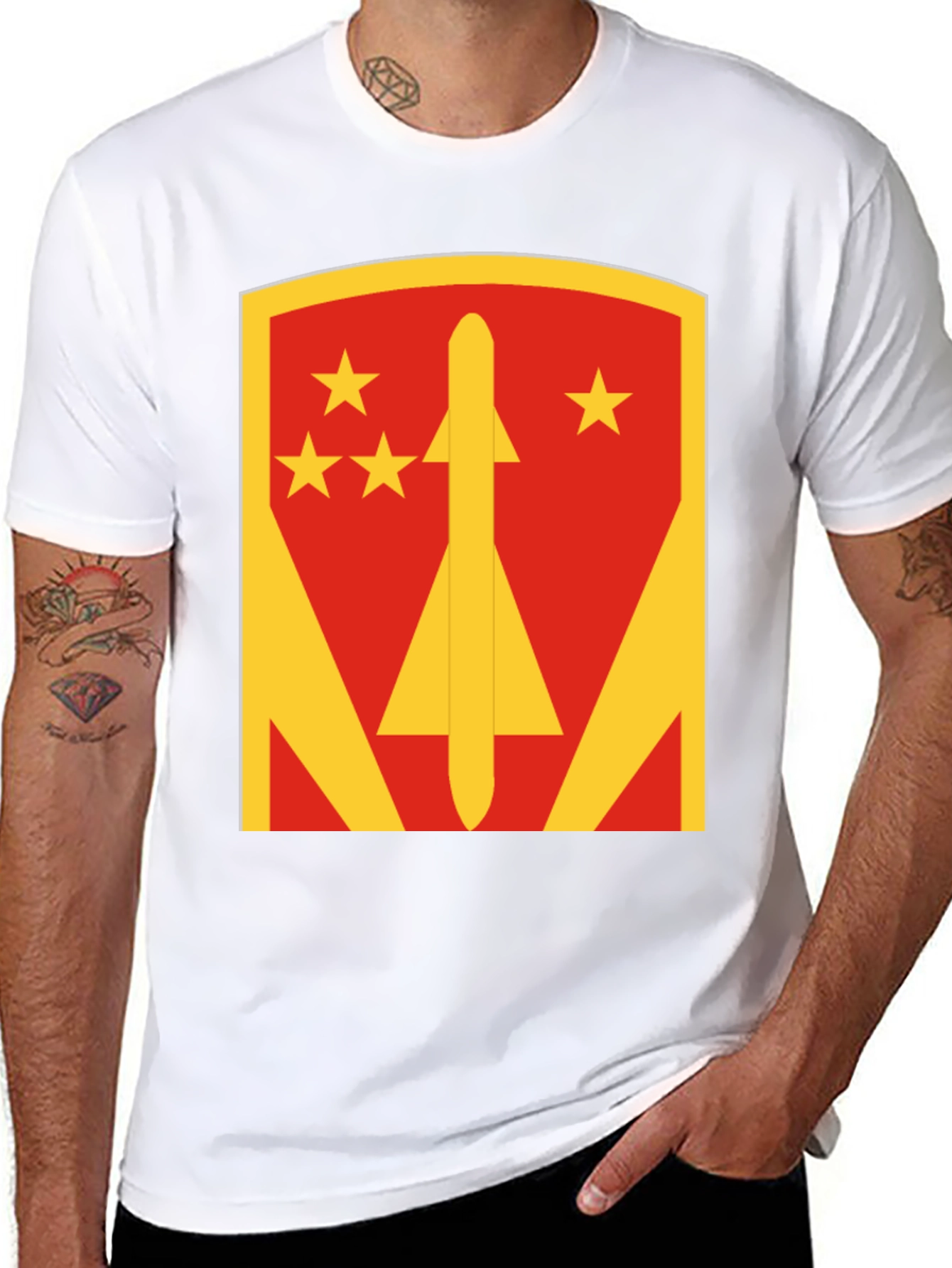 Missile Emblem Black T-Shirt