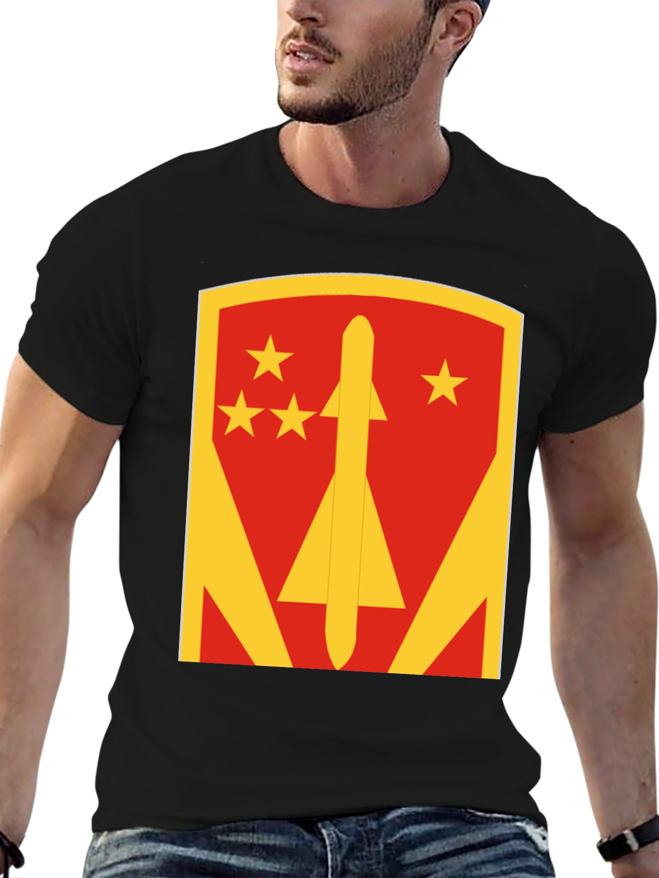 Missile Emblem Black T-Shirt